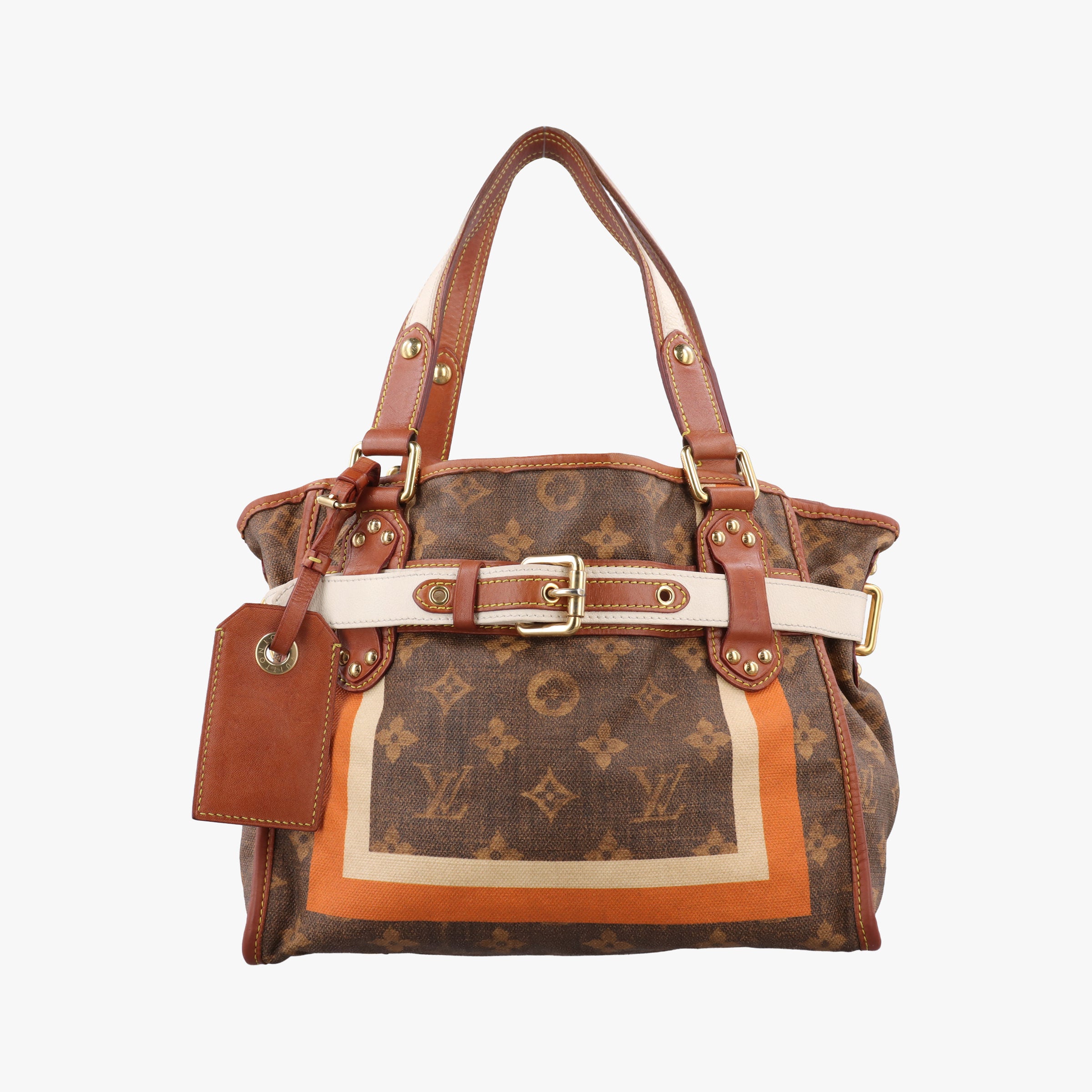 Secondhand Louis Vuitton Monogram Tisse Sac Rayeur PM multicolor Monogram Tisse Canvas M56386 shoulderbag | stylenewstar