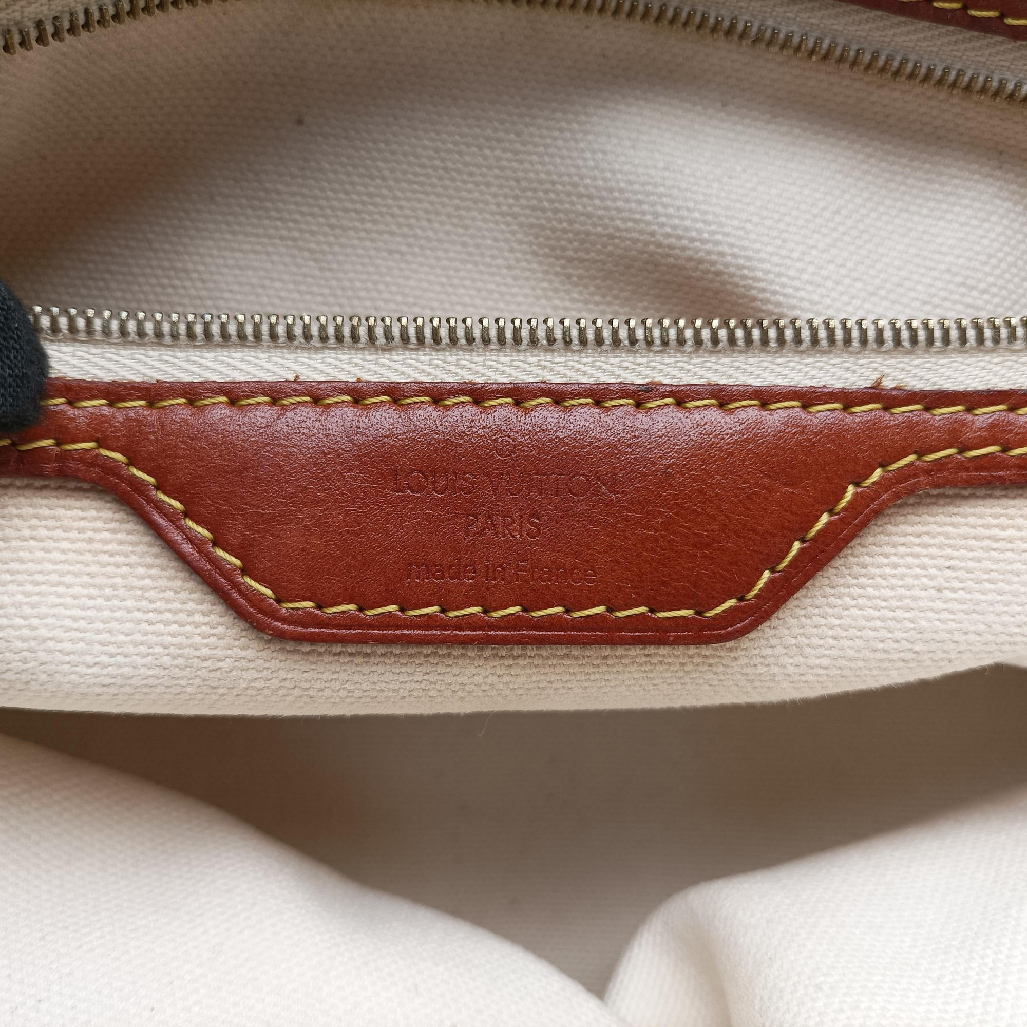 Secondhand Louis Vuitton Monogram Tisse Sac Rayeur PM multicolor Monogram Tisse Canvas M56386 shoulderbag | stylenewstar