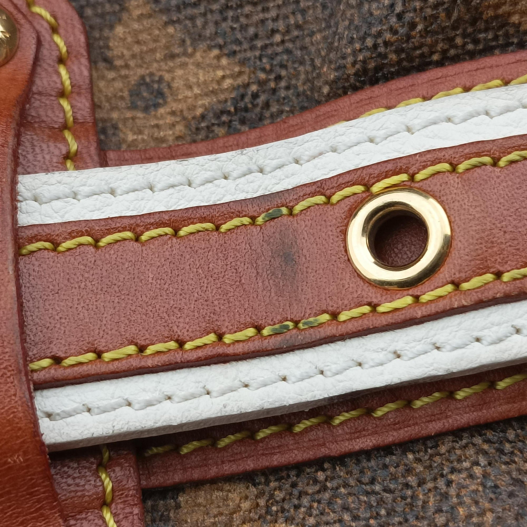 Secondhand Louis Vuitton Monogram Tisse Sac Rayeur PM multicolor Monogram Tisse Canvas M56386 shoulderbag | stylenewstar