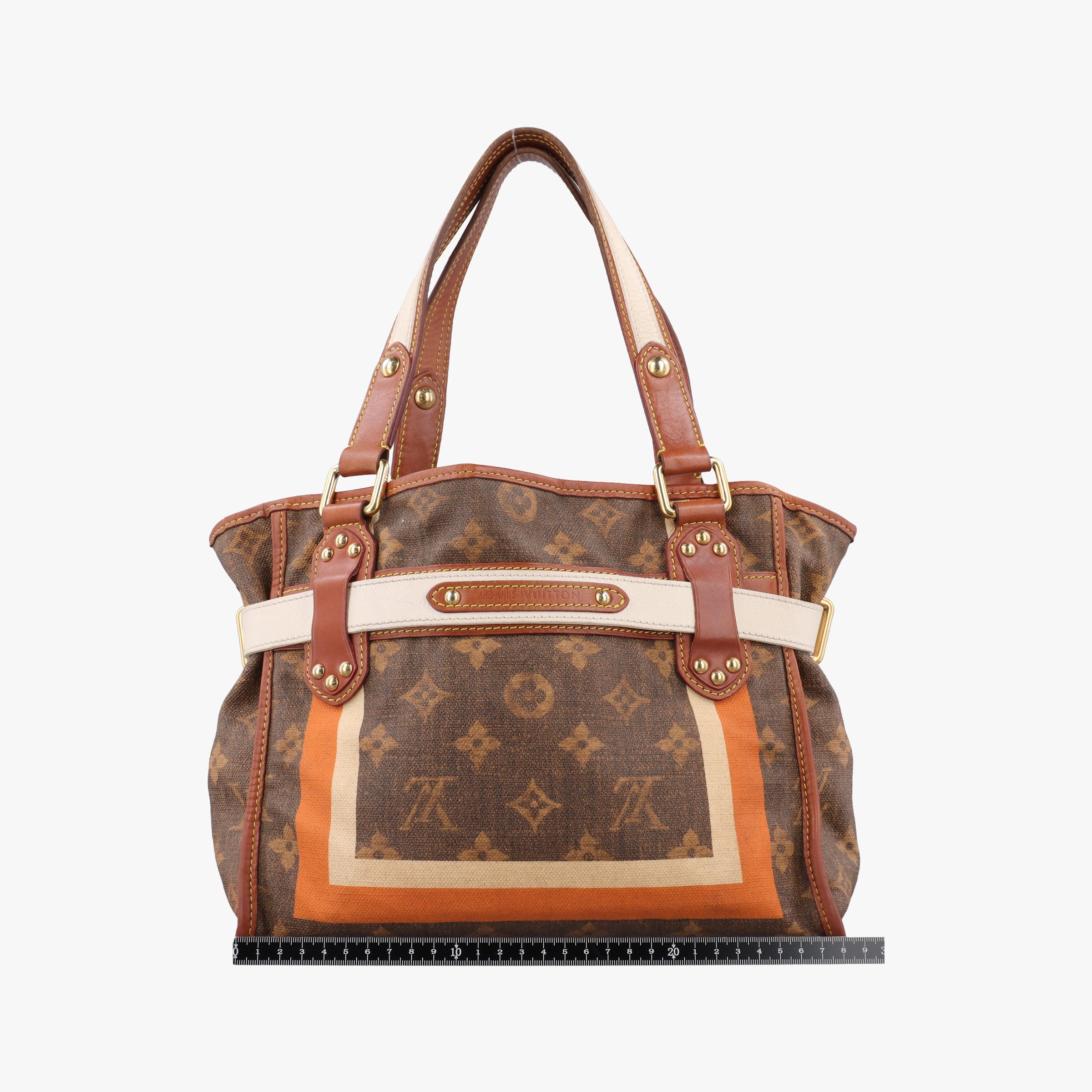 Secondhand Louis Vuitton Monogram Tisse Sac Rayeur PM multicolor Monogram Tisse Canvas M56386 shoulderbag | stylenewstar