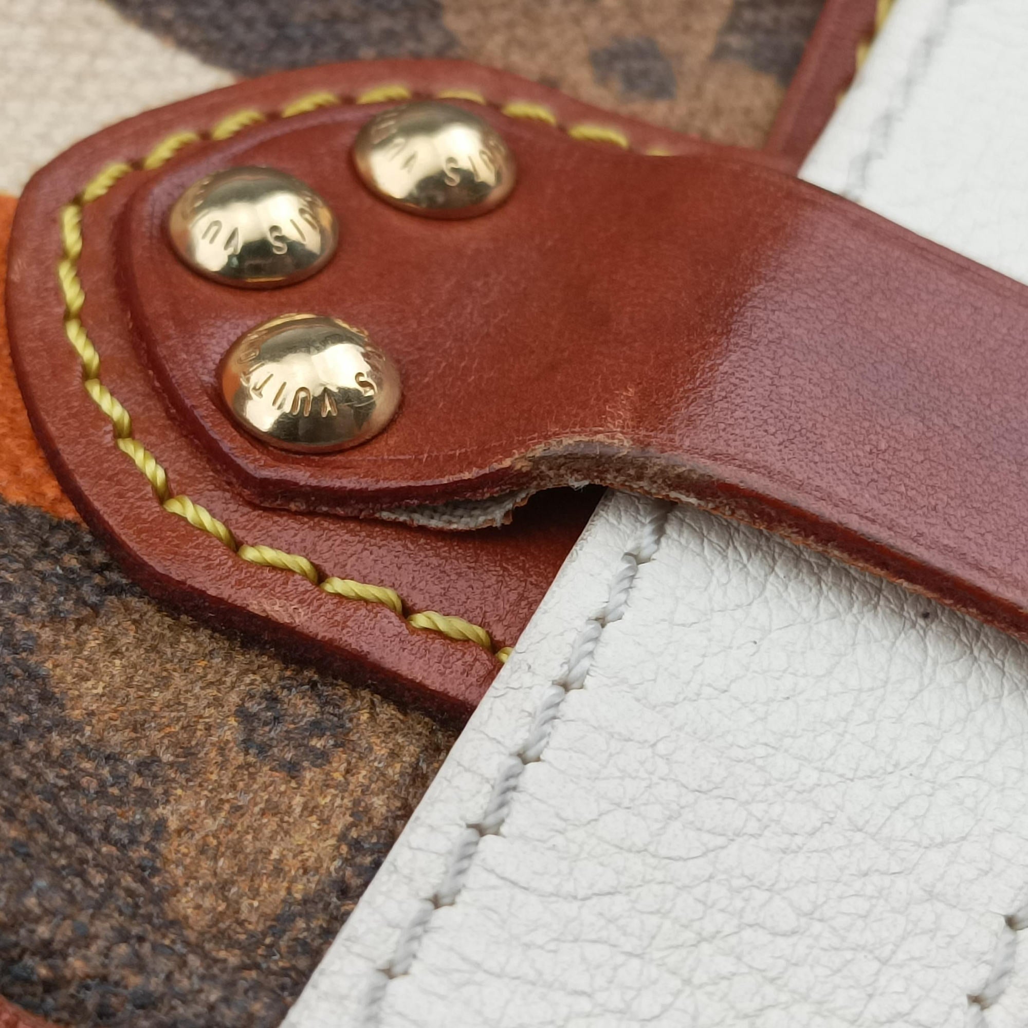 Secondhand Louis Vuitton Monogram Tisse Sac Rayeur PM multicolor Monogram Tisse Canvas M56386 shoulderbag | stylenewstar