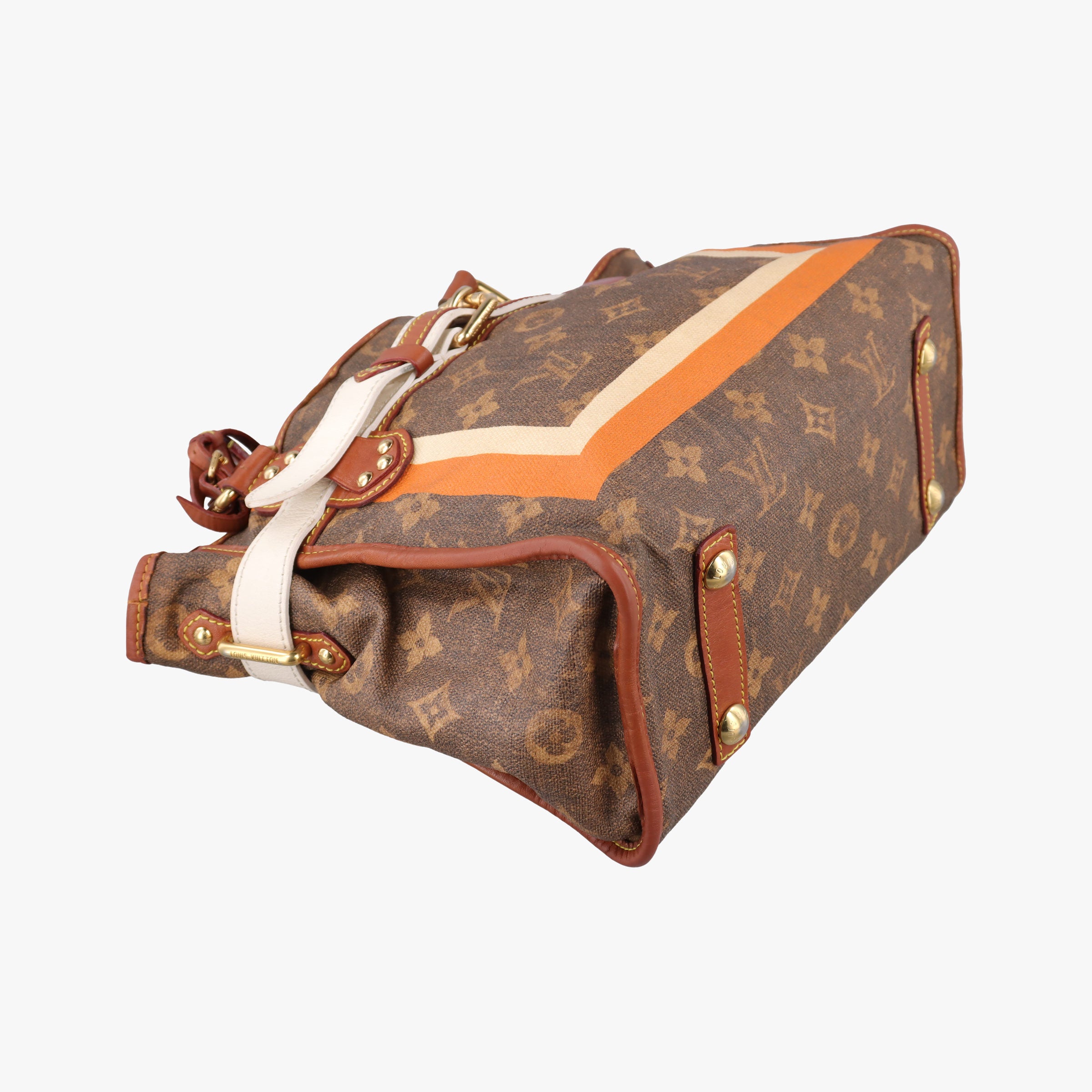 Secondhand Louis Vuitton Monogram Tisse Sac Rayeur PM multicolor Monogram Tisse Canvas M56386 shoulderbag | stylenewstar