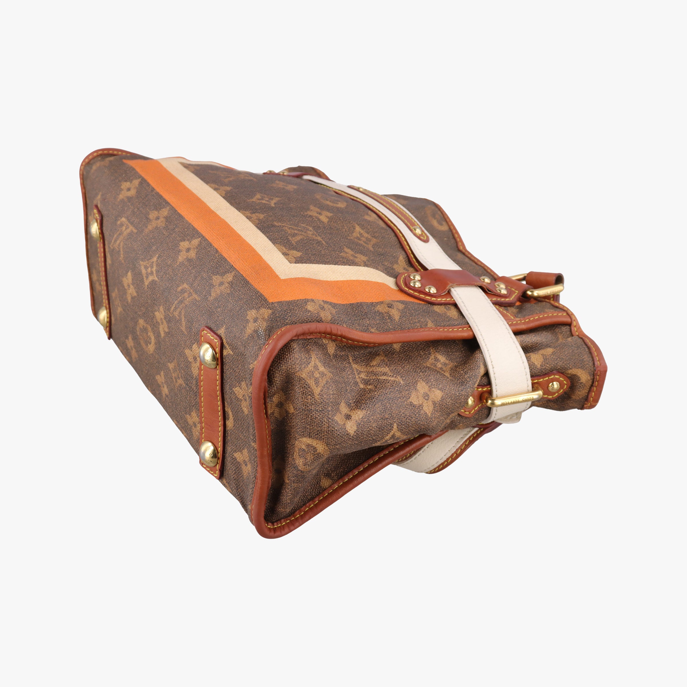 Secondhand Louis Vuitton Monogram Tisse Sac Rayeur PM multicolor Monogram Tisse Canvas M56386 shoulderbag | stylenewstar