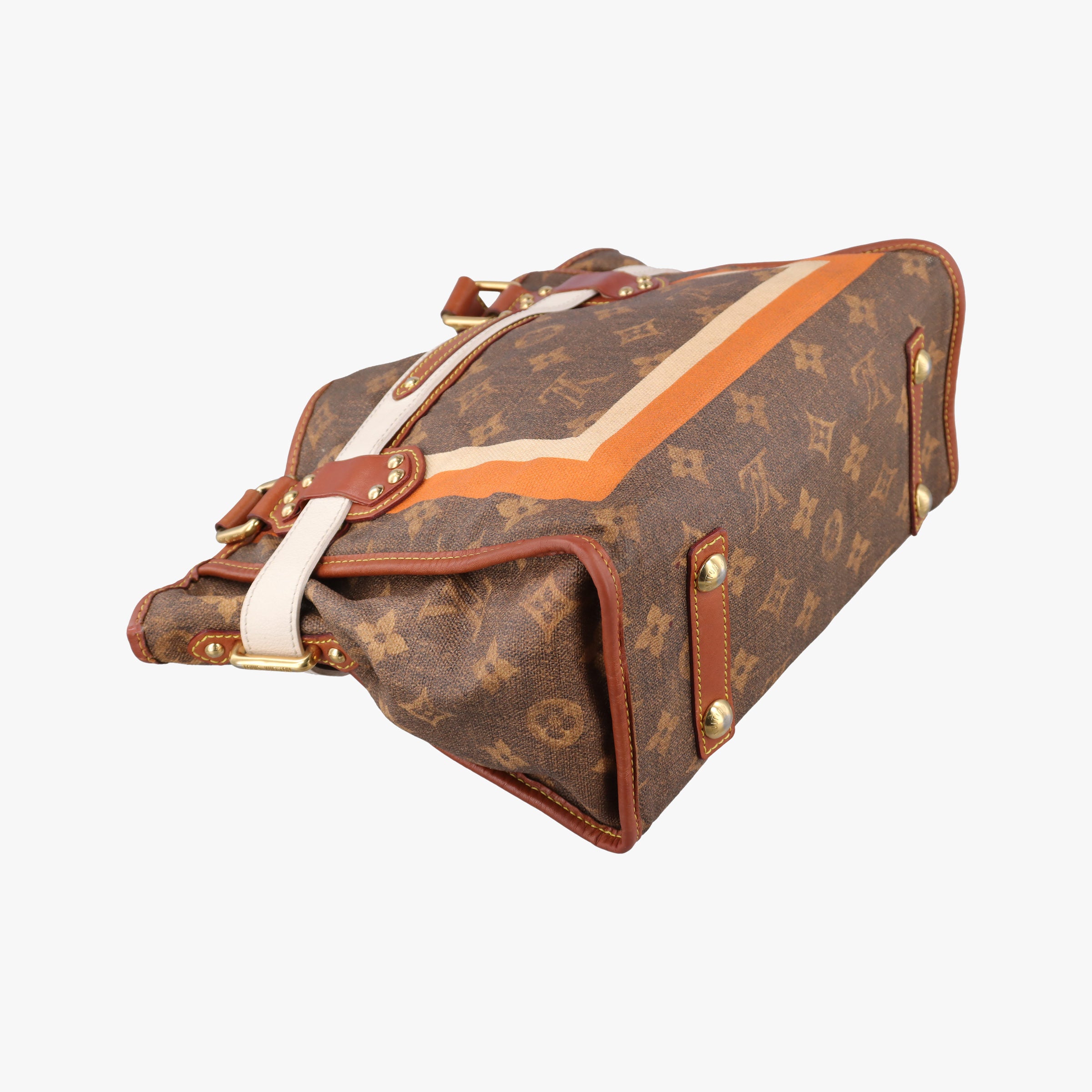 Secondhand Louis Vuitton Monogram Tisse Sac Rayeur PM multicolor Monogram Tisse Canvas M56386 shoulderbag | stylenewstar