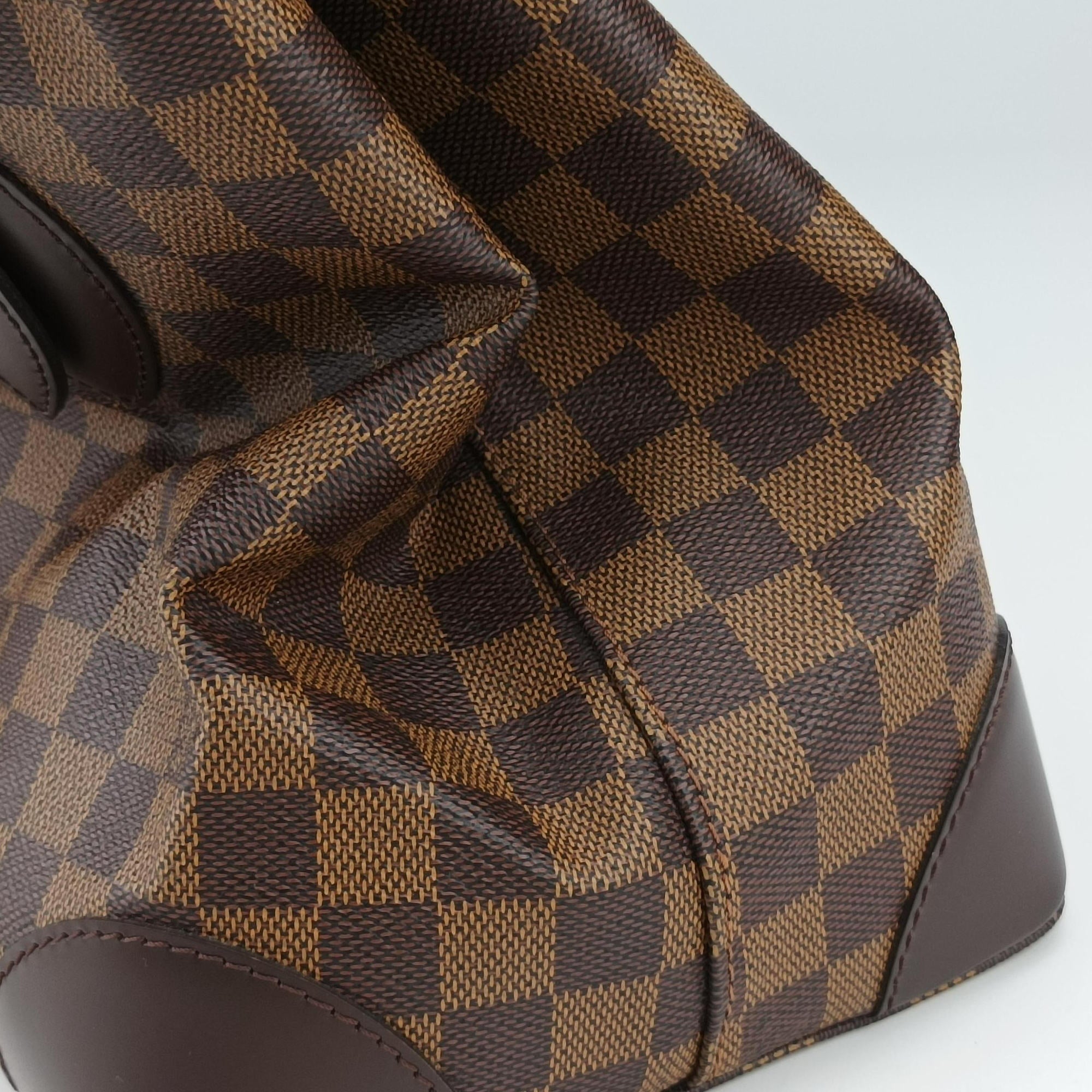 Pre-owned Louis Vuitton HAMPSTEAD MM EBENE Damier Canvas N51204 shoulderbag | stylenewstar