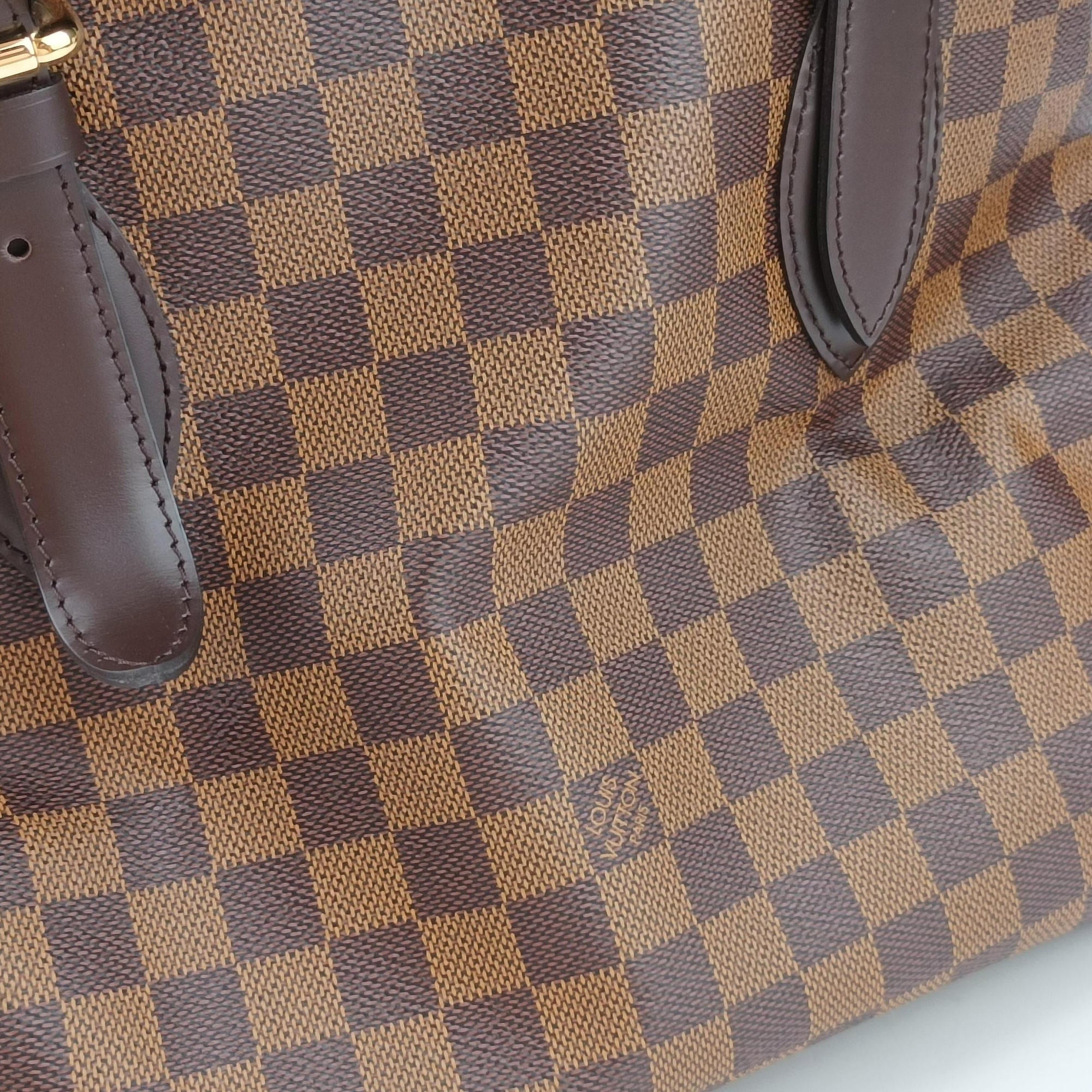 Pre-owned Louis Vuitton HAMPSTEAD MM EBENE Damier Canvas N51204 shoulderbag | stylenewstar