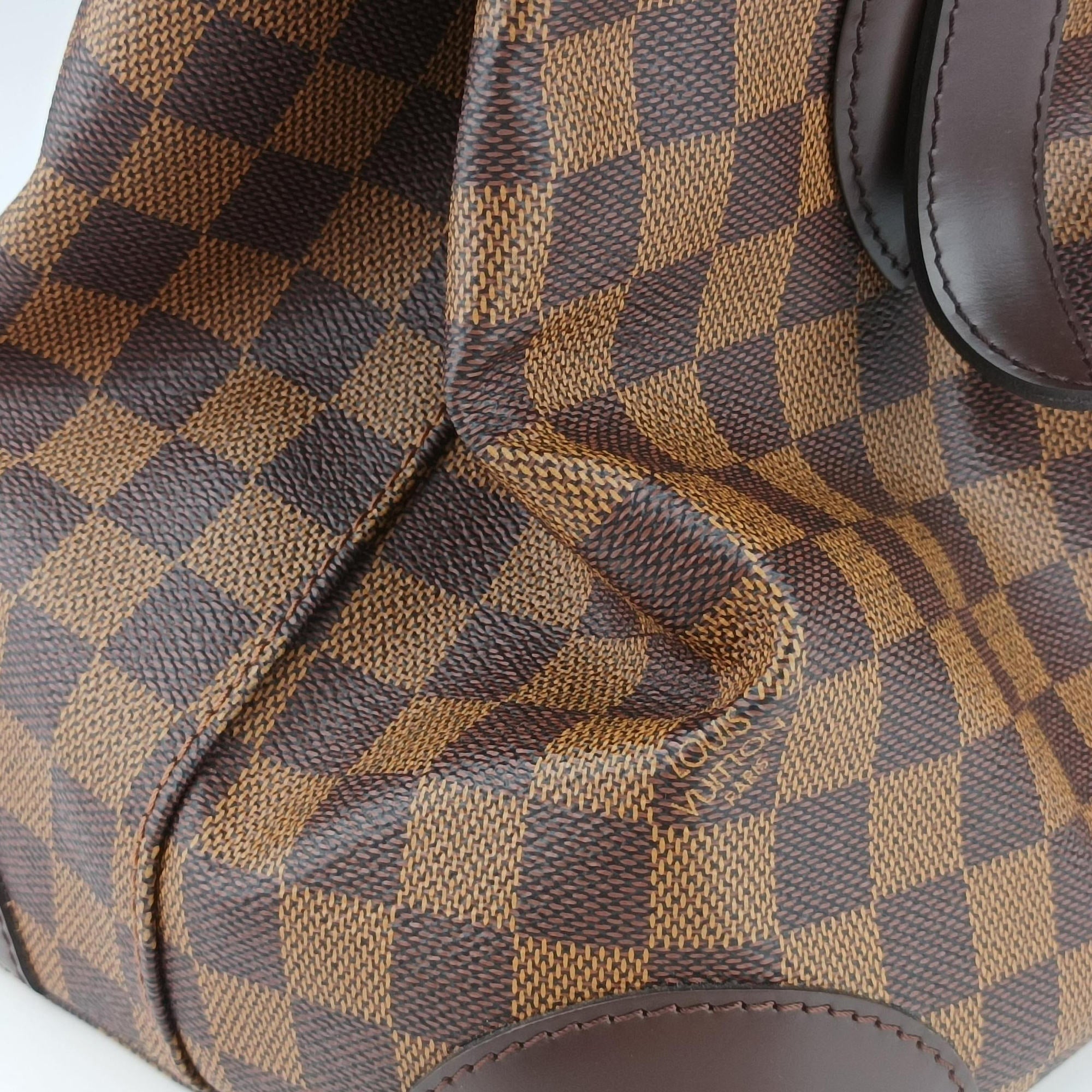 Pre-owned Louis Vuitton HAMPSTEAD MM EBENE Damier Canvas N51204 shoulderbag | stylenewstar