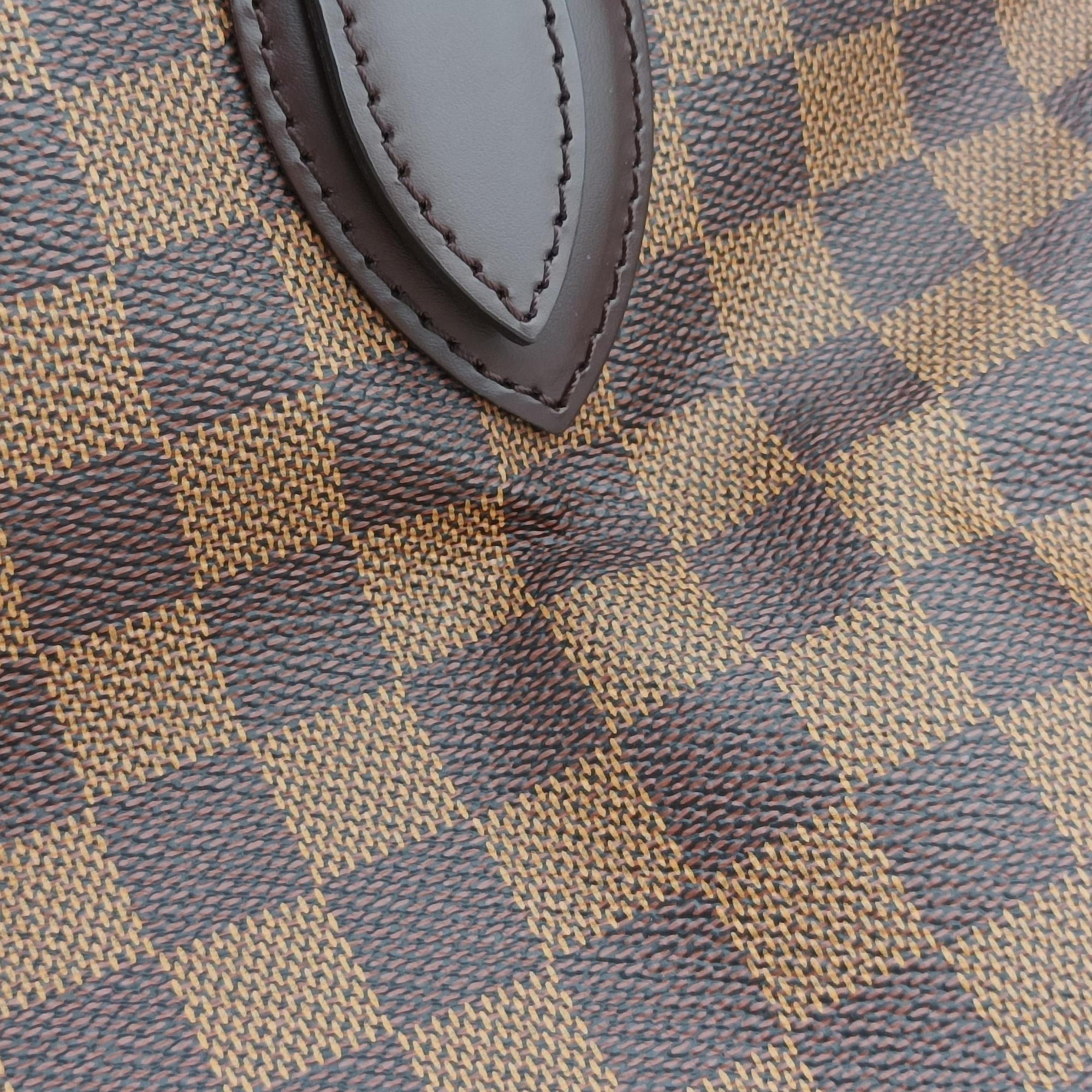 Pre-owned Louis Vuitton HAMPSTEAD MM EBENE Damier Canvas N51204 shoulderbag | stylenewstar