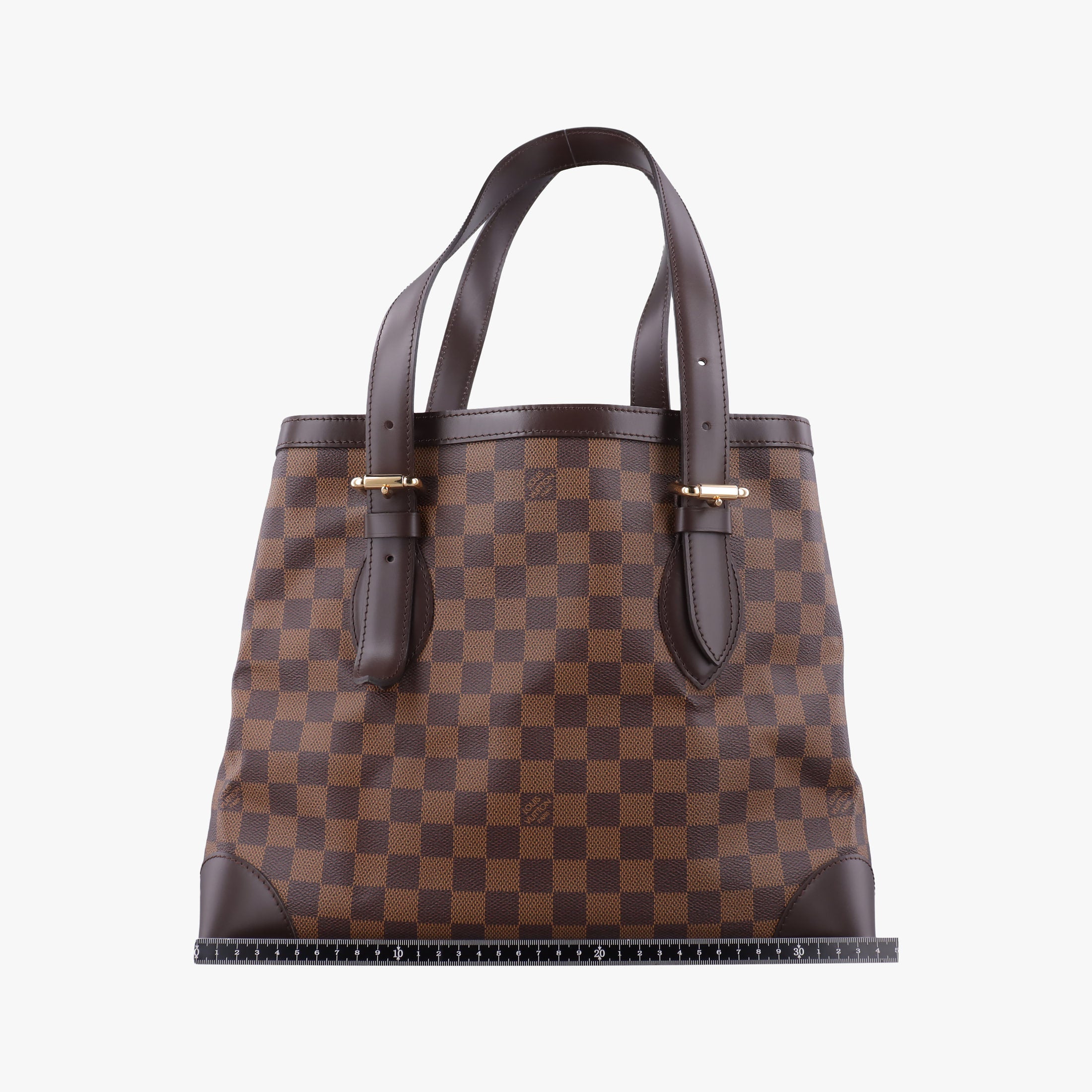 Pre-owned Louis Vuitton HAMPSTEAD MM EBENE Damier Canvas N51204 shoulderbag | stylenewstar