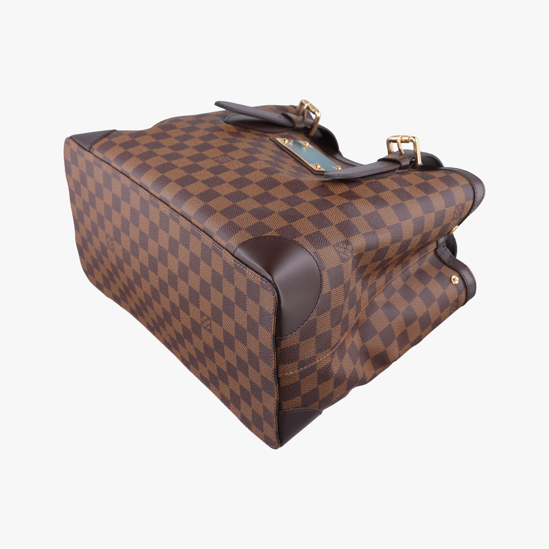 Pre-owned Louis Vuitton HAMPSTEAD MM EBENE Damier Canvas N51204 shoulderbag | stylenewstar