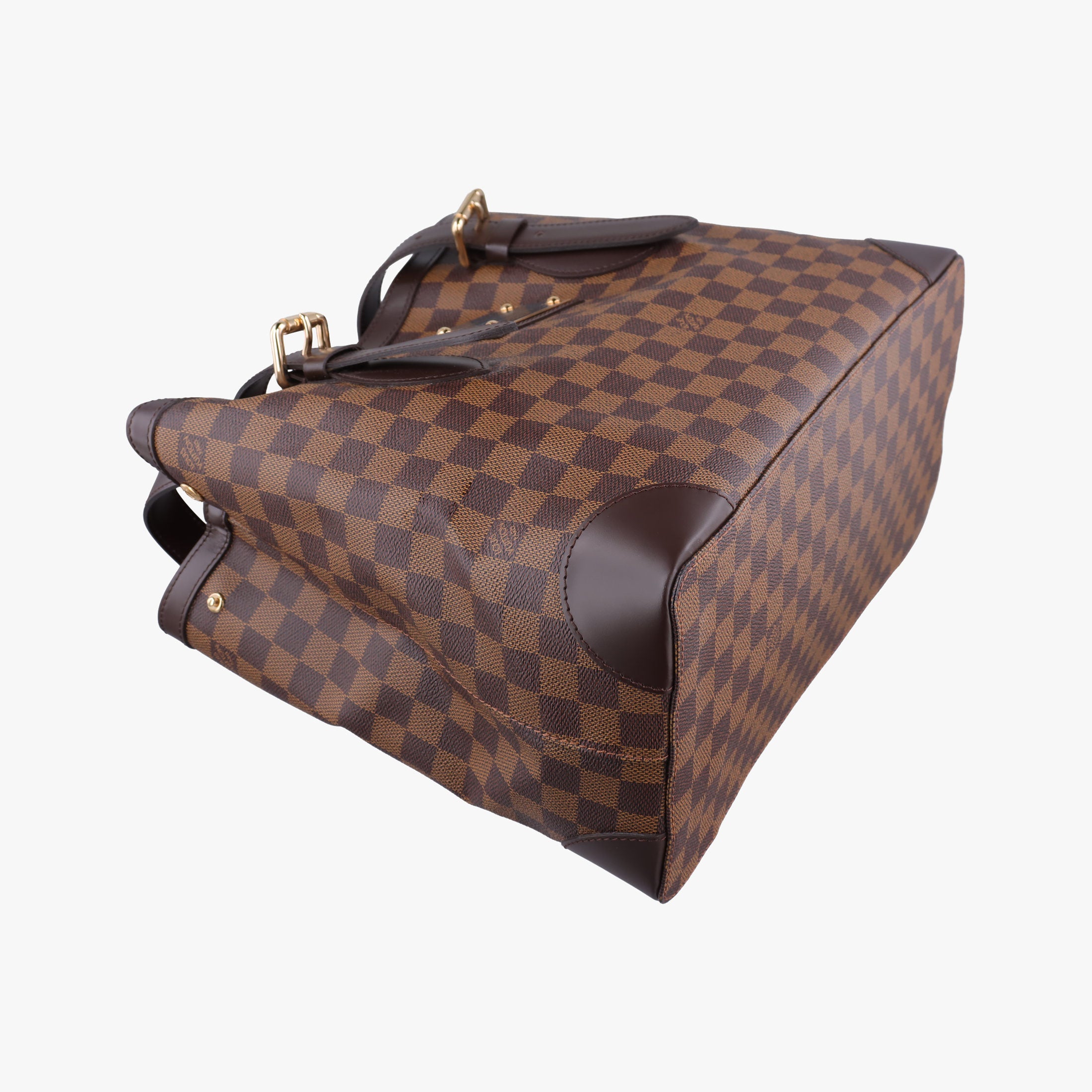 Pre-owned Louis Vuitton HAMPSTEAD MM EBENE Damier Canvas N51204 shoulderbag | stylenewstar