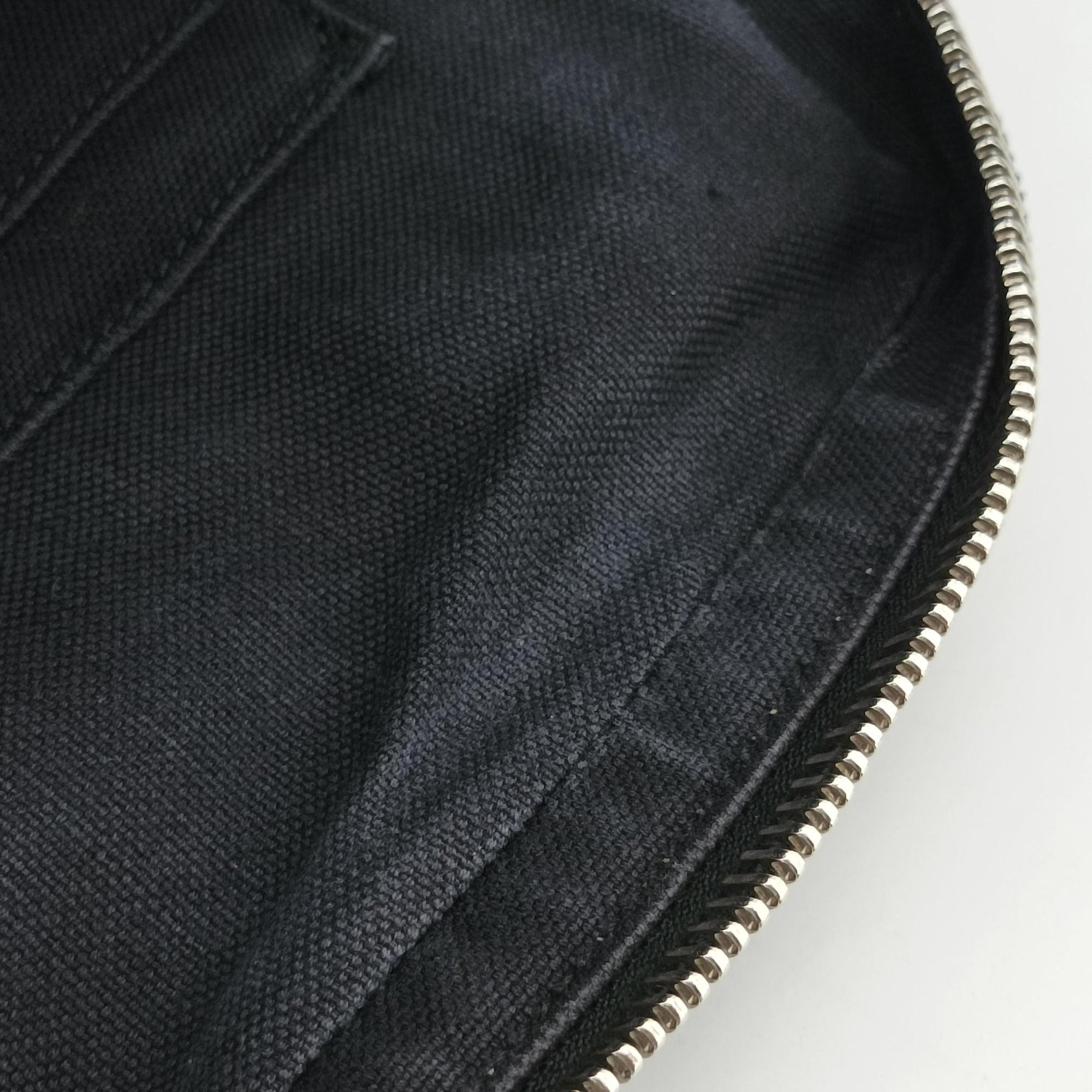 Pre-owned Gucci GG Supreme Navy x Black PVC coated canvas 478325 bum bag/waist bag | stylenewstar