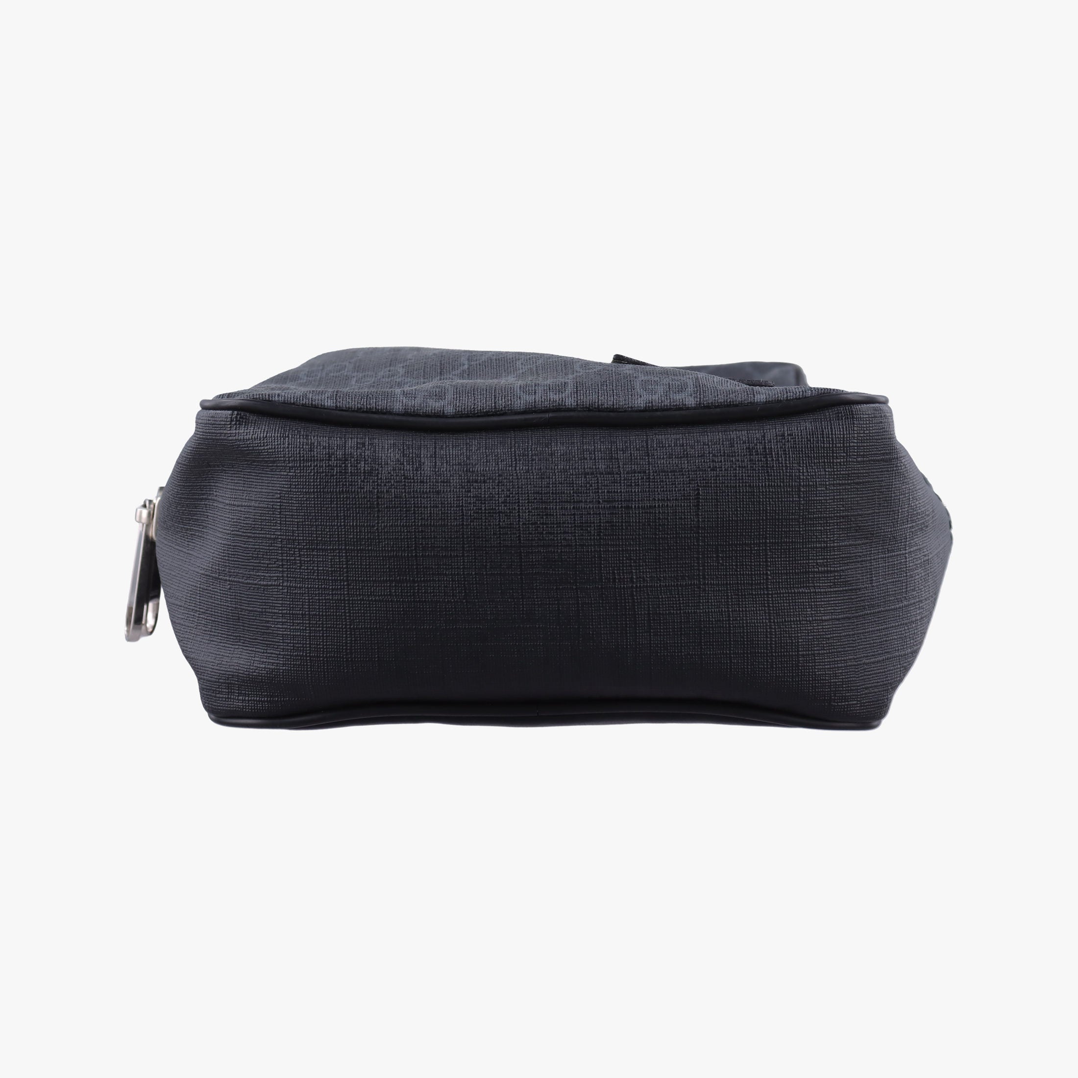 Pre-owned Gucci GG Supreme Navy x Black PVC coated canvas 478325 bum bag/waist bag | stylenewstar