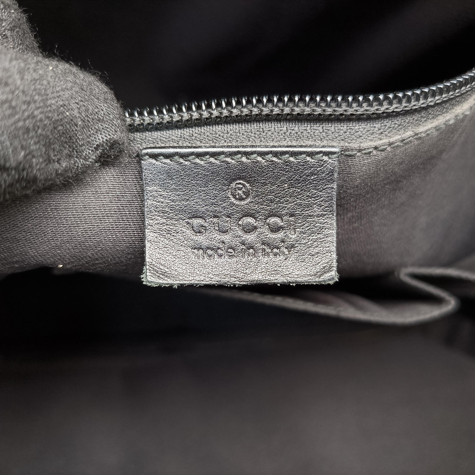 Pre-owned Gucci Diamante Black Leather 208463 handbag | stylenewstar