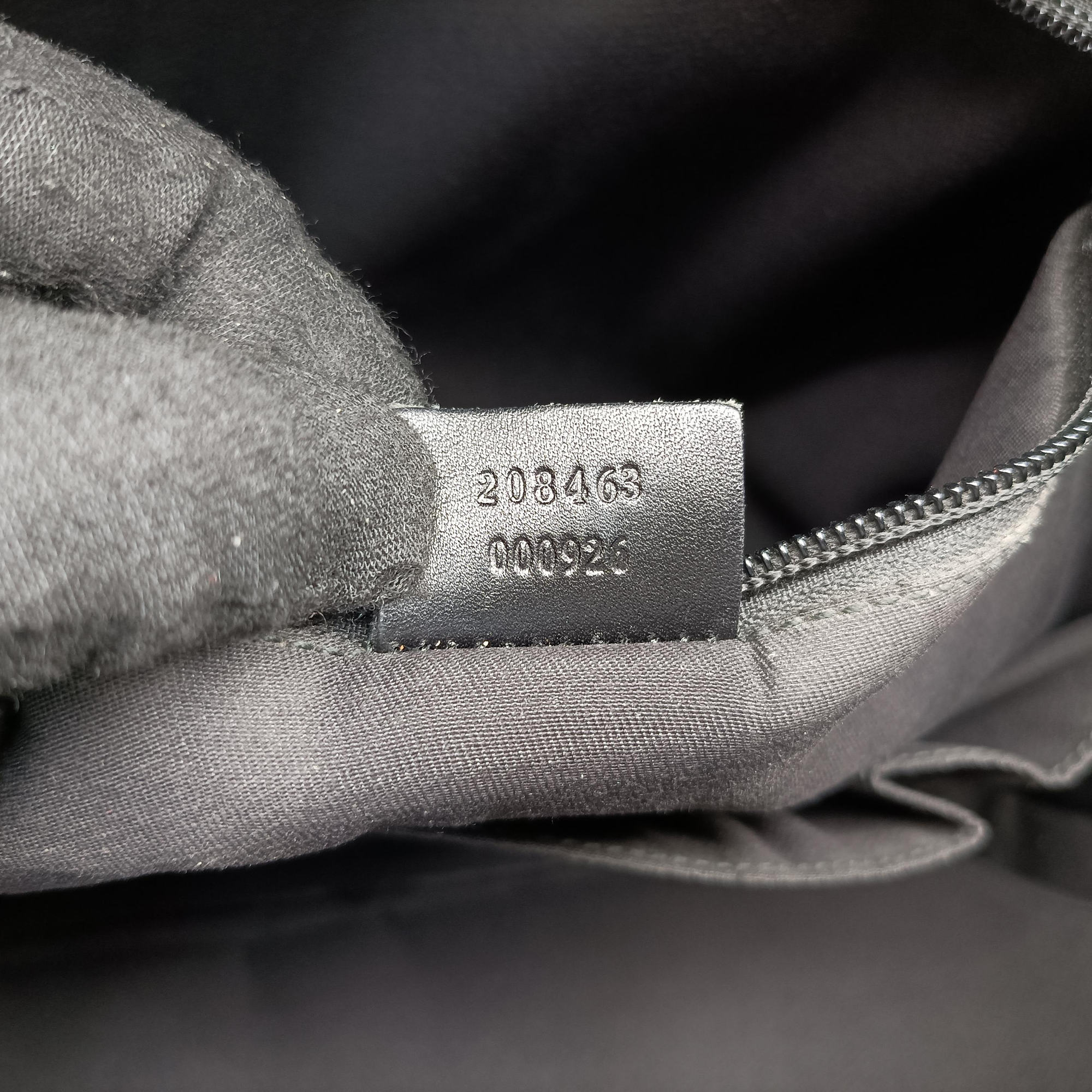 Pre-owned Gucci Diamante Black Leather 208463 handbag | stylenewstar