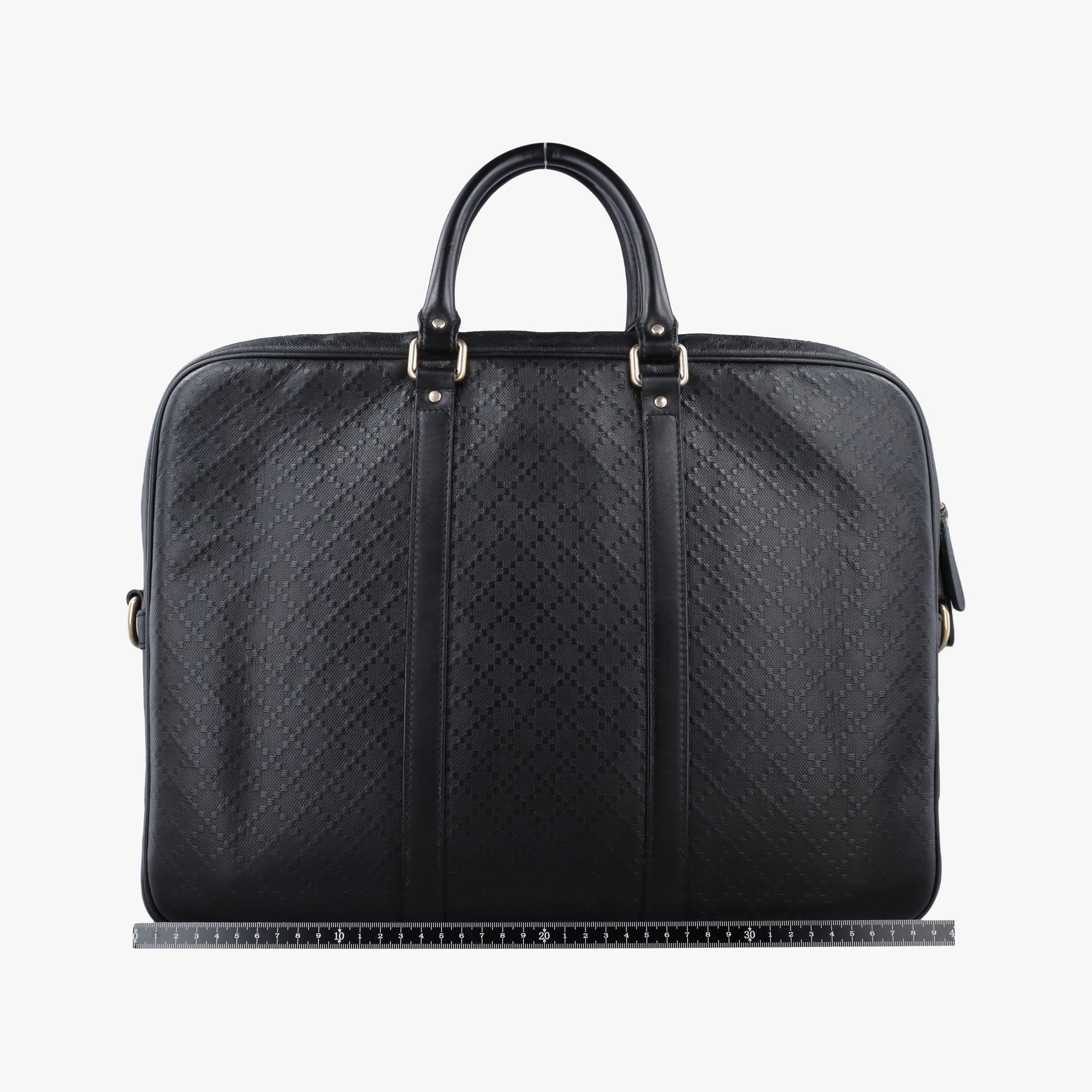 Pre-owned Gucci Diamante Black Leather 208463 handbag | stylenewstar