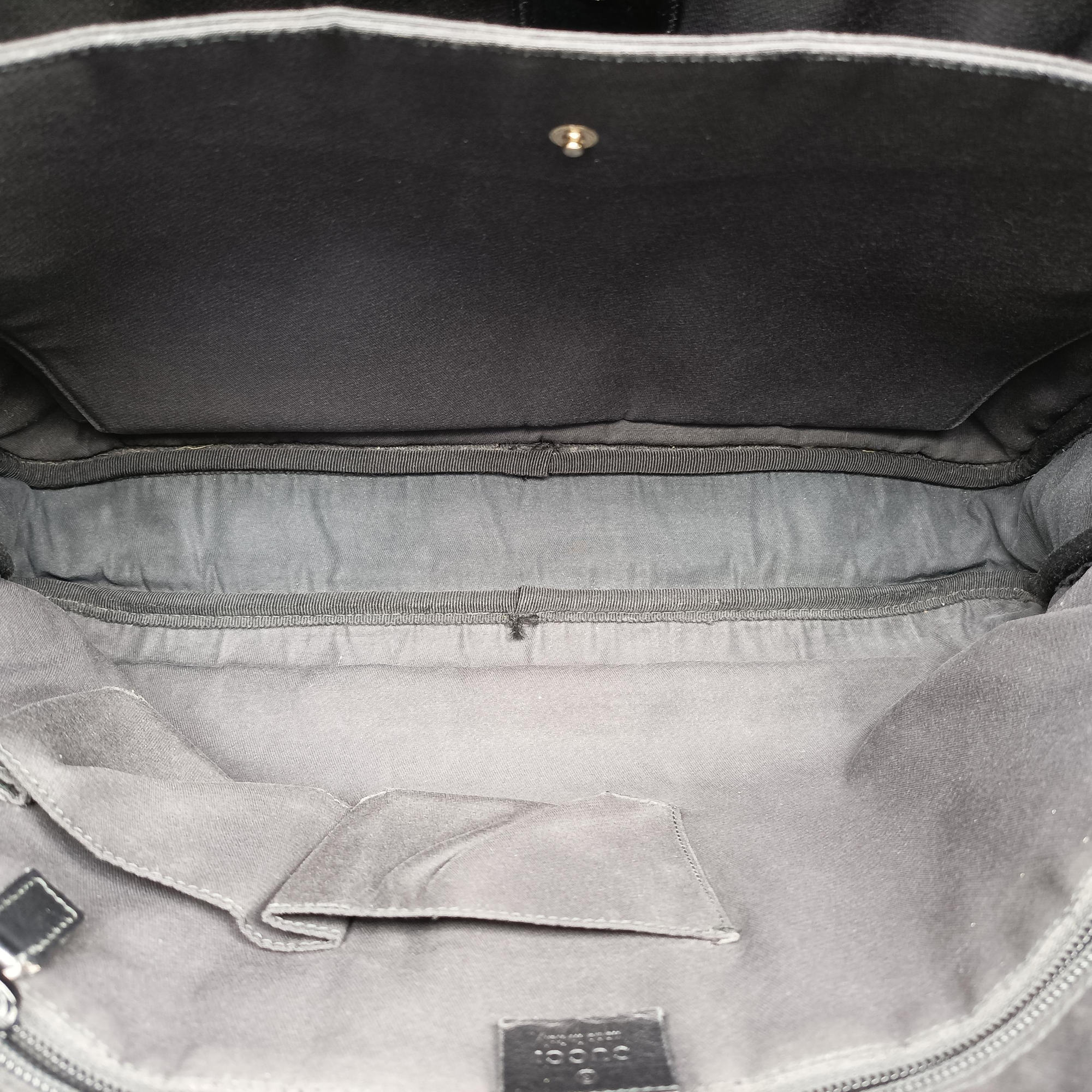 Pre-owned Gucci Diamante Black Leather 208463 handbag | stylenewstar