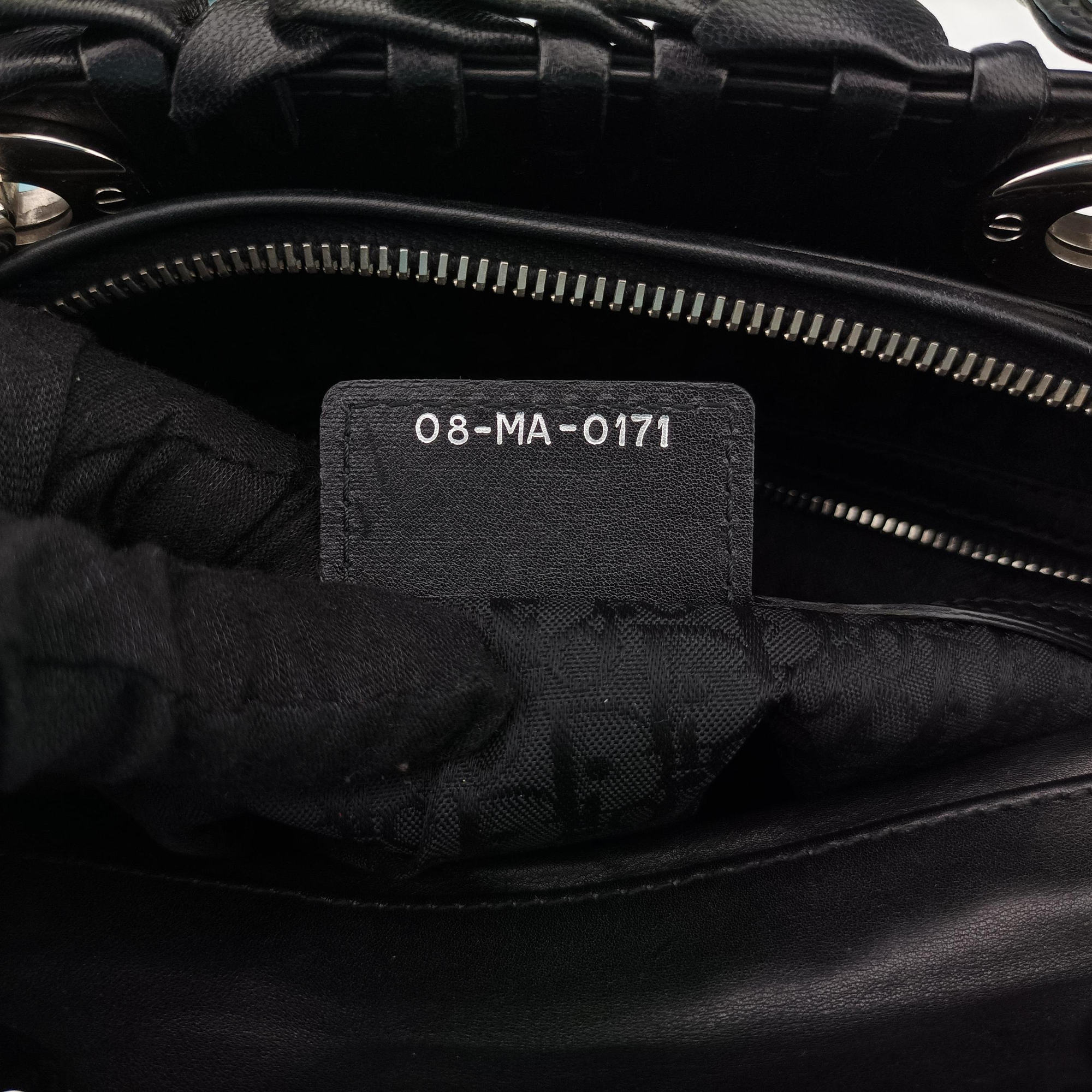 Pre-owned Christian Dior Lady Dior Black lambskin  shoulderbag | stylenewstar