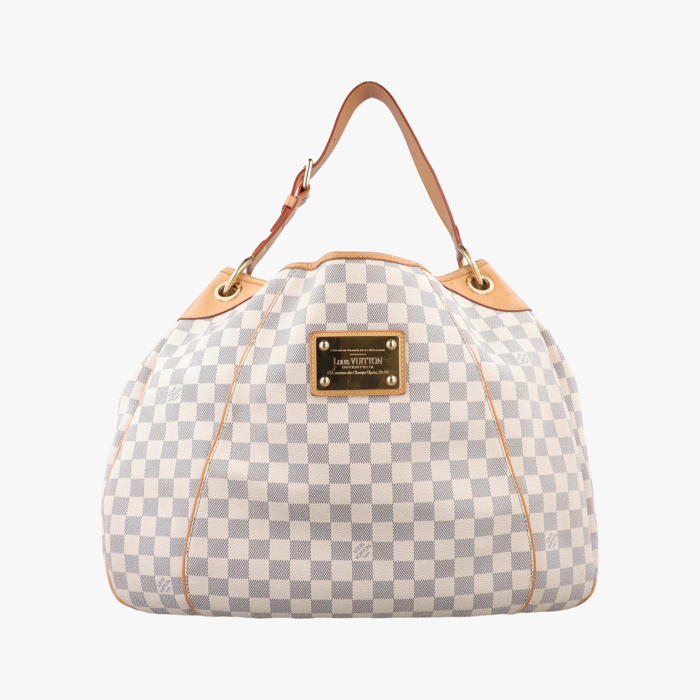 Pre-owned Louis Vuitton GALLIERA GM AZUR Damier Canvas N55216 shoulderbag | stylenewstar