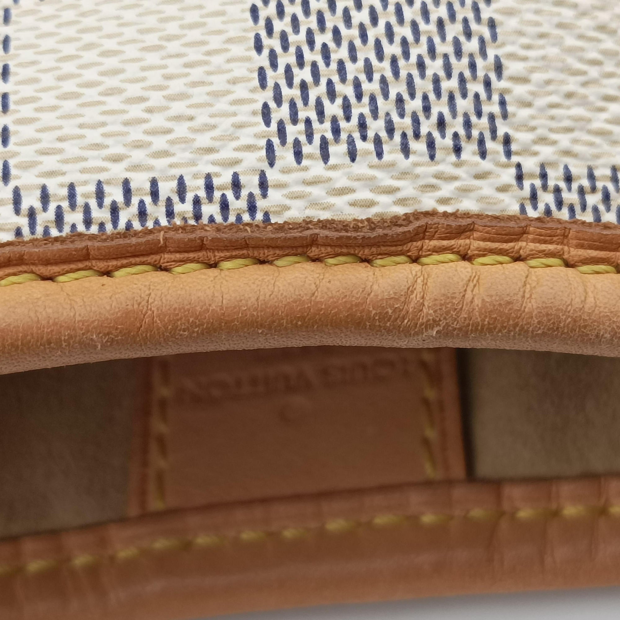 Pre-owned Louis Vuitton GALLIERA GM AZUR Damier Canvas N55216 shoulderbag | stylenewstar