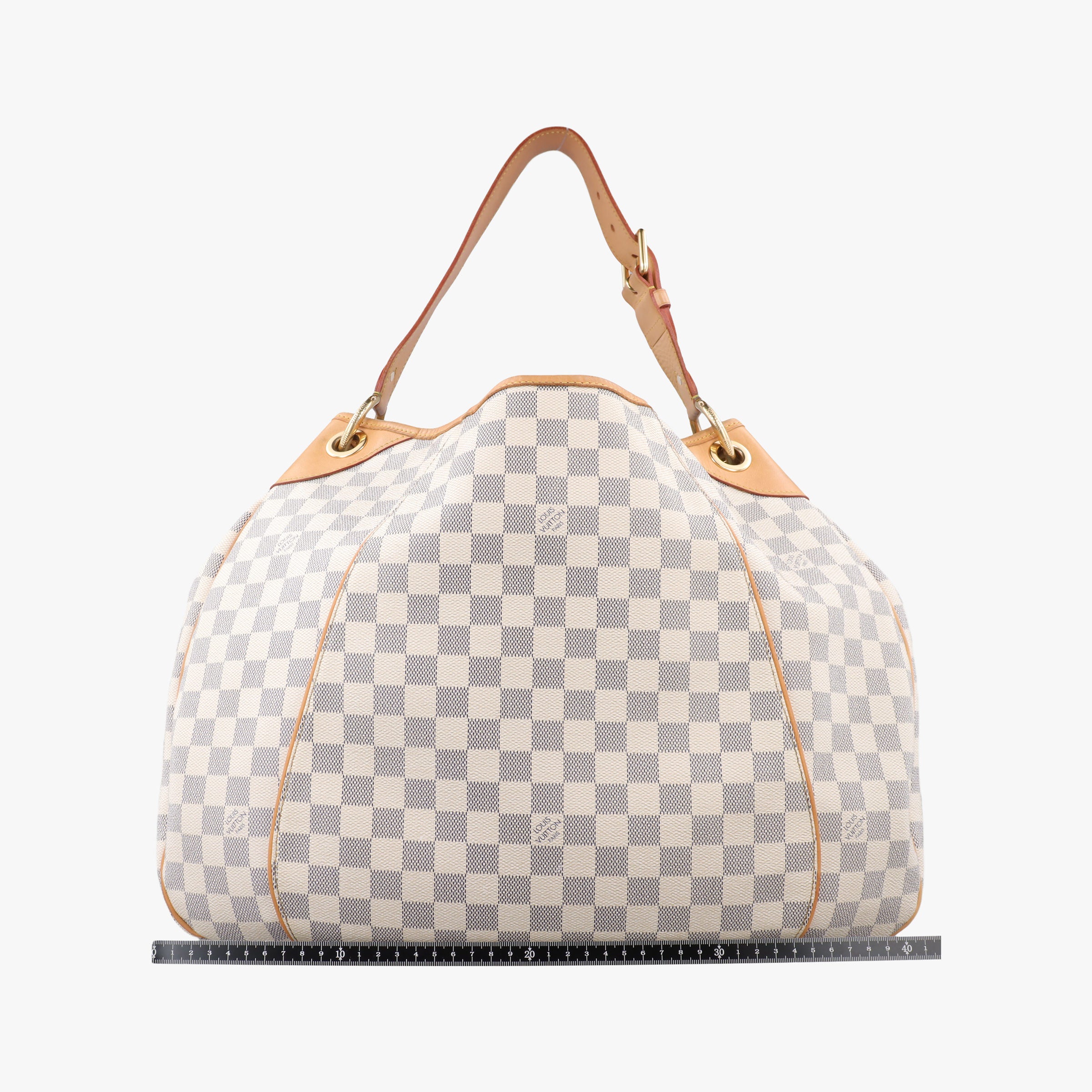 Pre-owned Louis Vuitton GALLIERA GM AZUR Damier Canvas N55216 shoulderbag | stylenewstar