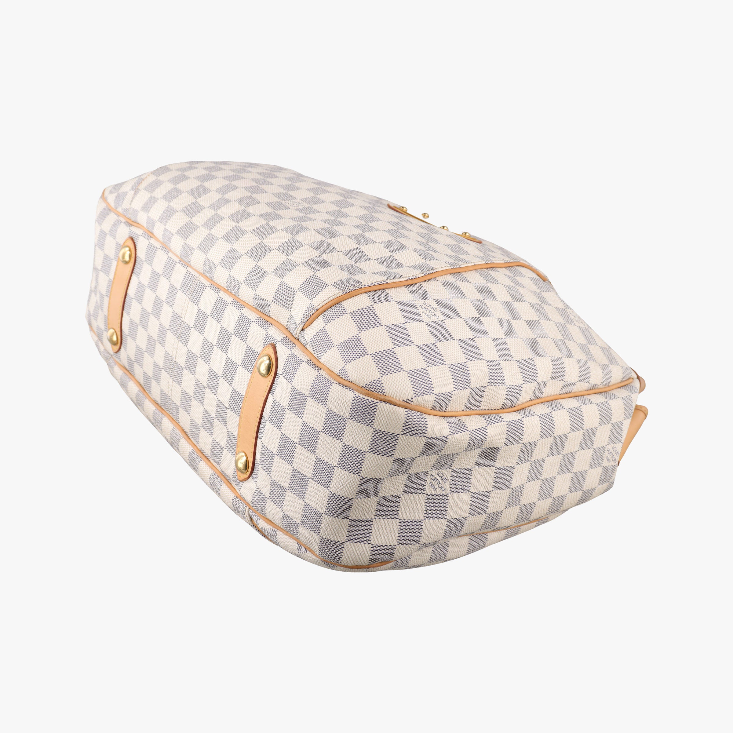 Pre-owned Louis Vuitton GALLIERA GM AZUR Damier Canvas N55216 shoulderbag | stylenewstar