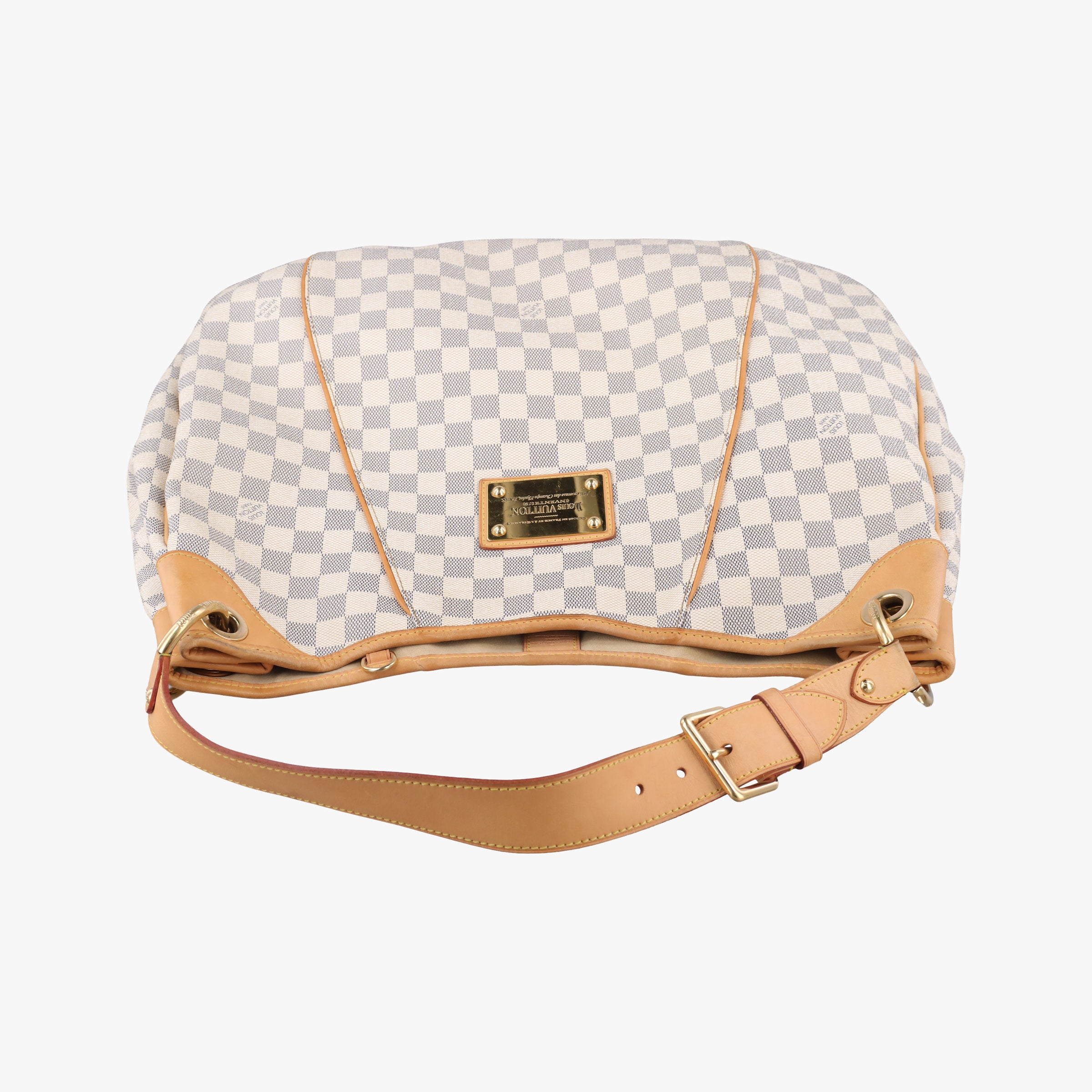Pre-owned Louis Vuitton GALLIERA GM AZUR Damier Canvas N55216 shoulderbag | stylenewstar