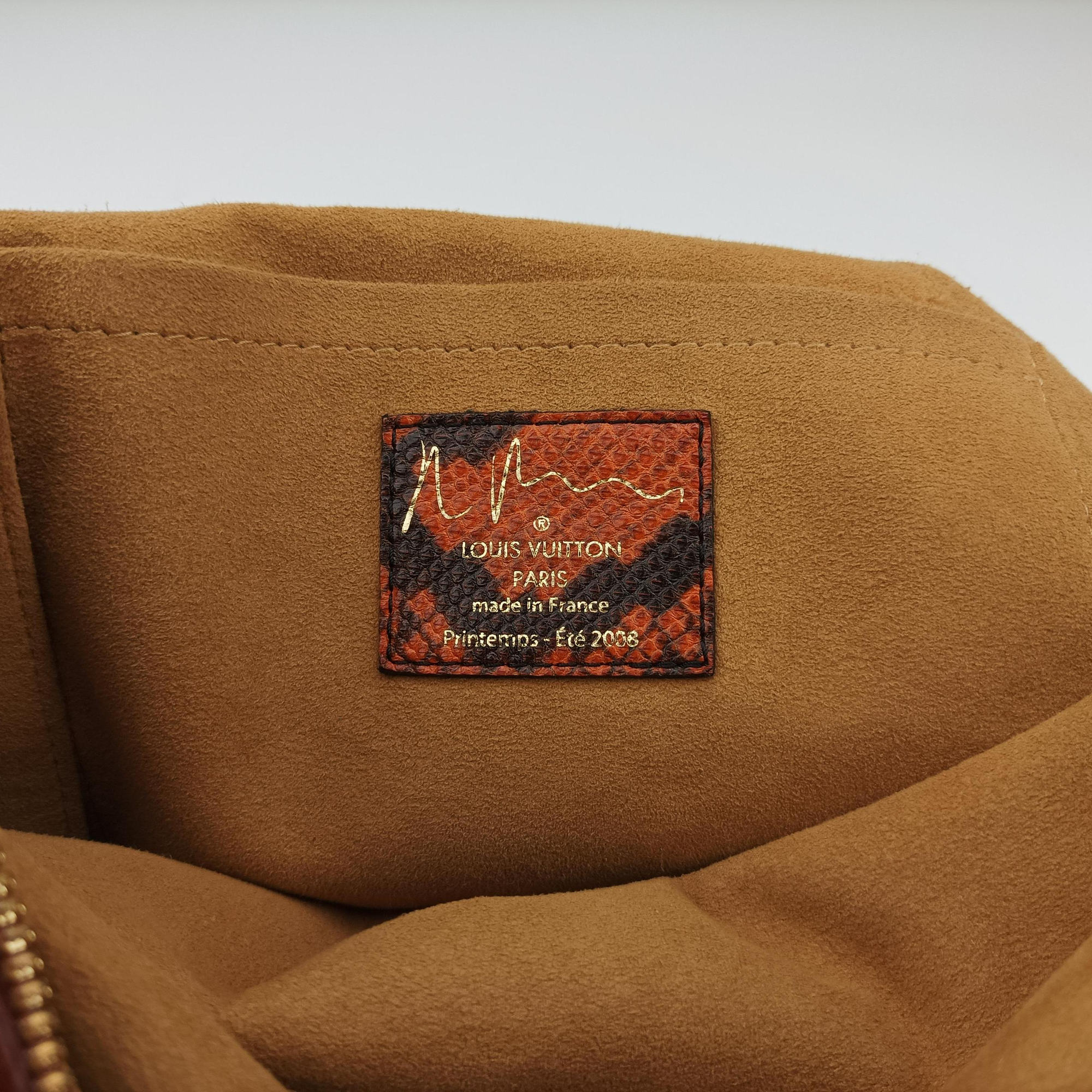 Pre-owned Louis Vuitton Man Crazy rouge×multicolor Monogram Jokes M95737 handbag | stylenewstar