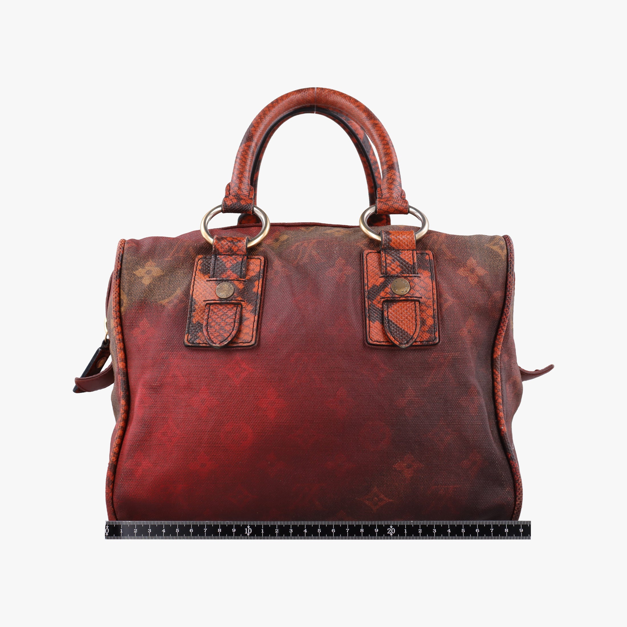 Pre-owned Louis Vuitton Man Crazy rouge×multicolor Monogram Jokes M95737 handbag | stylenewstar