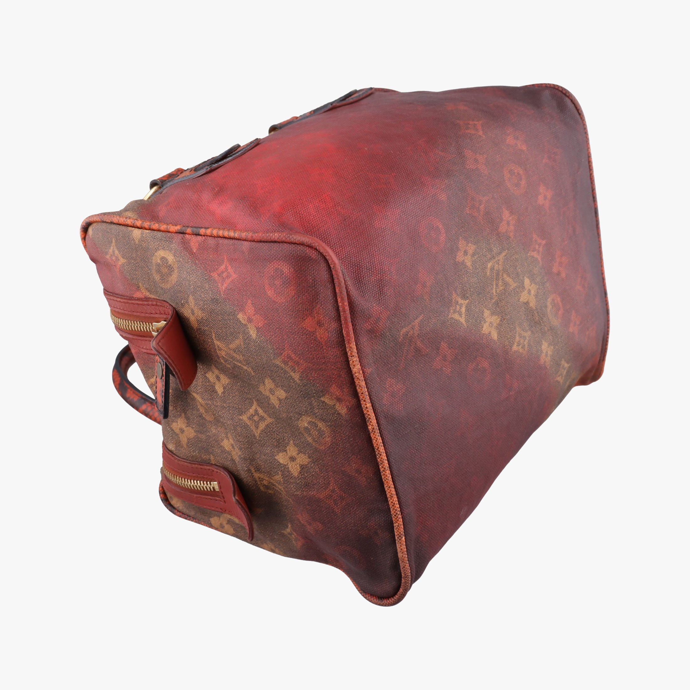Pre-owned Louis Vuitton Man Crazy rouge×multicolor Monogram Jokes M95737 handbag | stylenewstar
