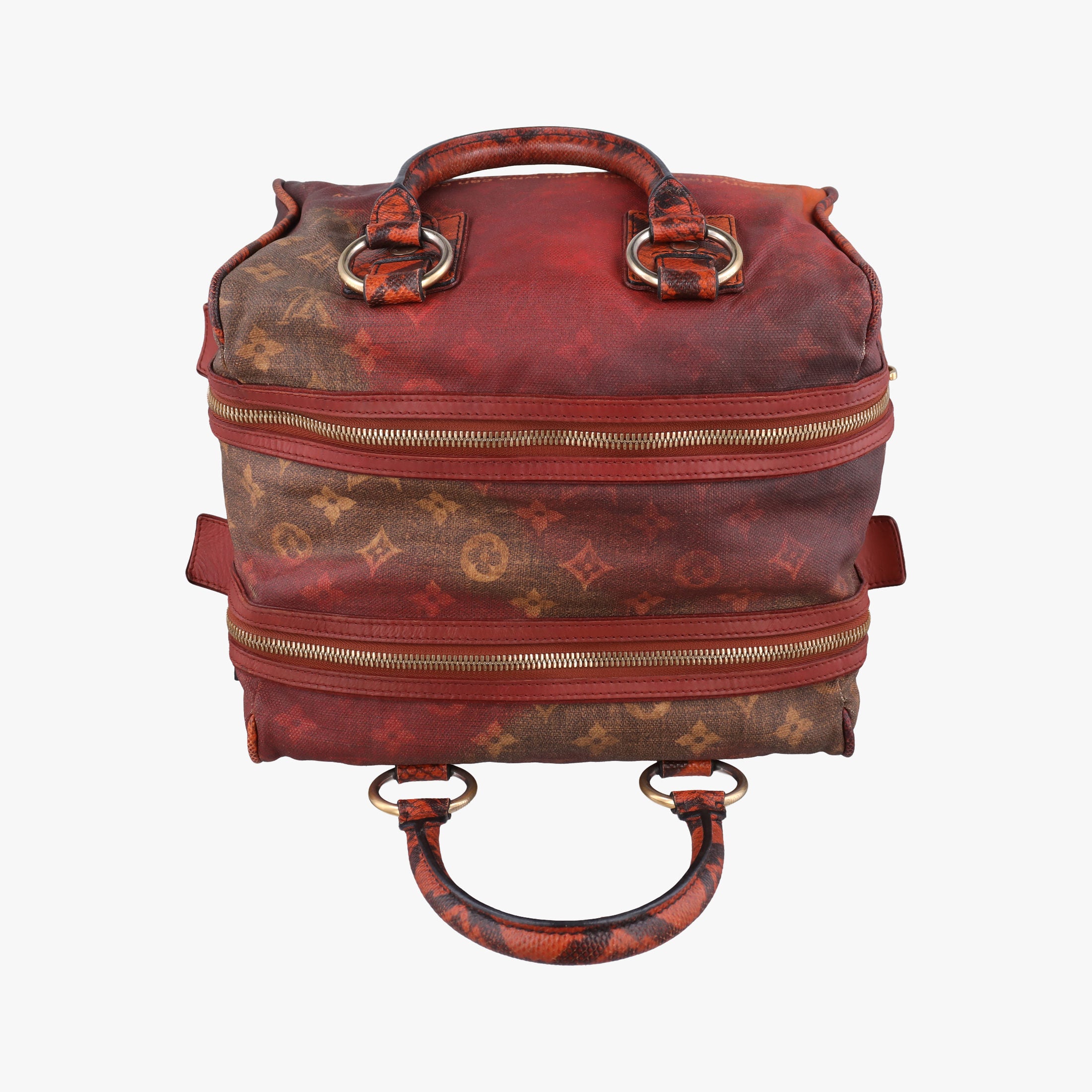 Pre-owned Louis Vuitton Man Crazy rouge×multicolor Monogram Jokes M95737 handbag | stylenewstar