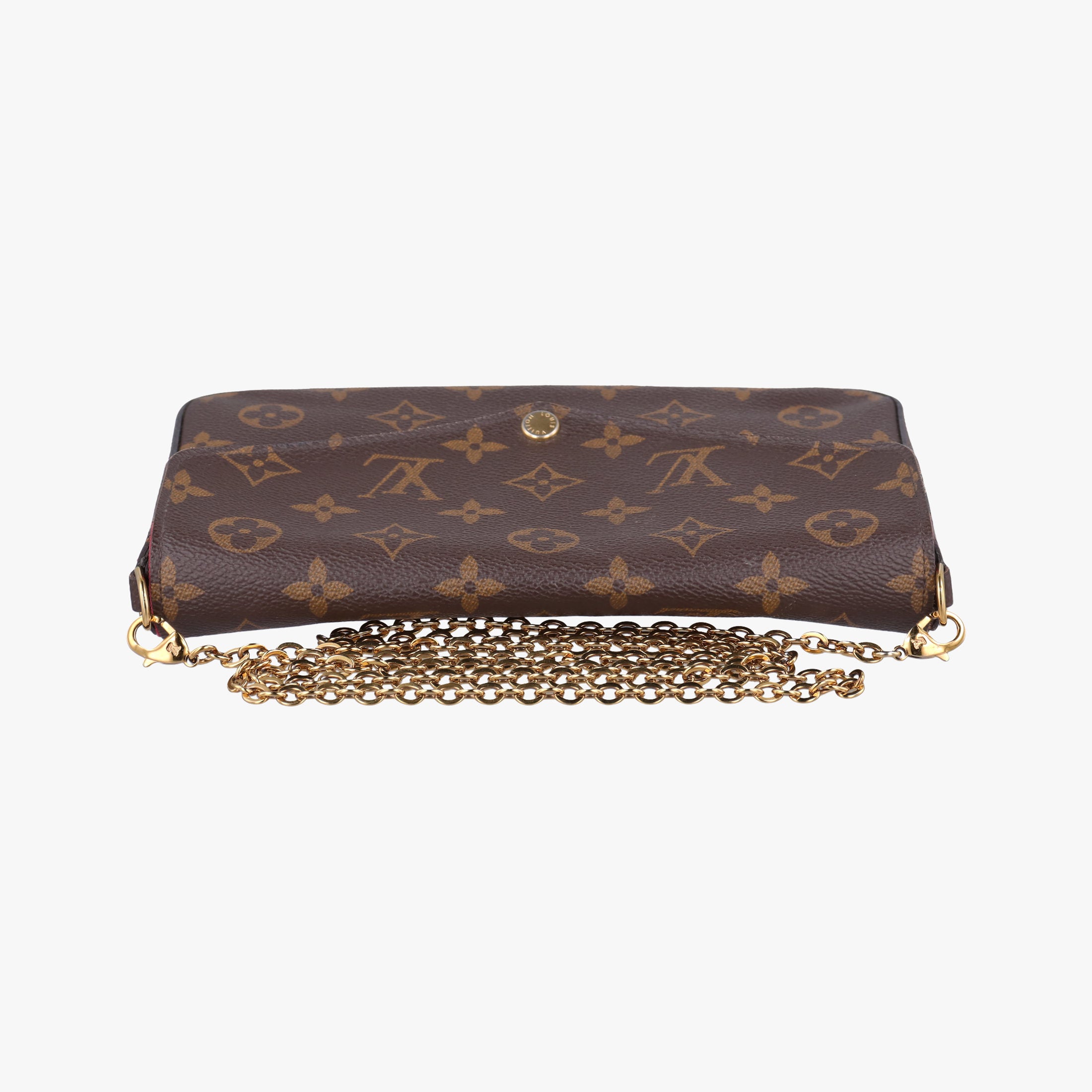 Secondhand Louis Vuitton Pochette Felicie Brown Monogram Canvas M61276 shoulderbag | stylenewstar