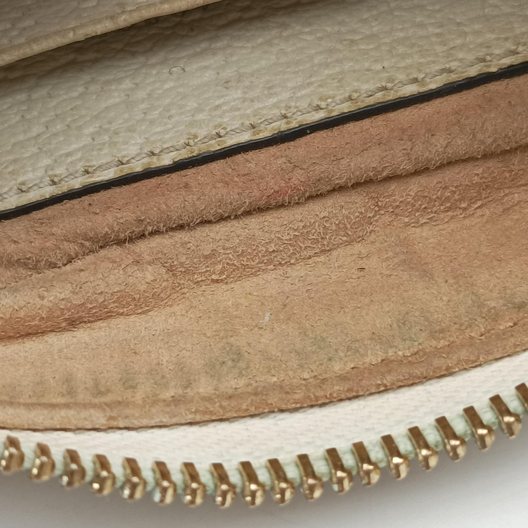 Pre-owned Gucci Ophidia Beige × White PVC coated canvas×Leather 658551 handbag | stylenewstar