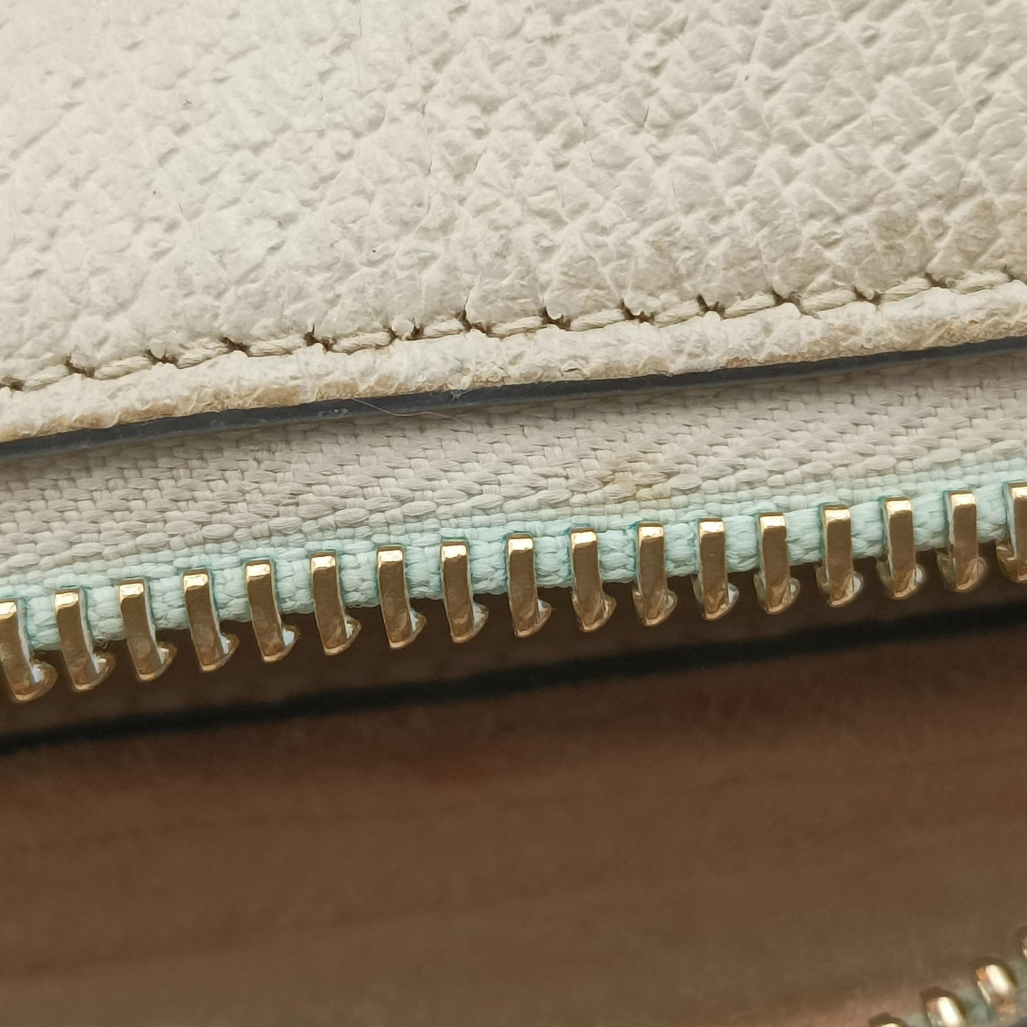 Pre-owned Gucci Ophidia Beige × White PVC coated canvas×Leather 658551 handbag | stylenewstar