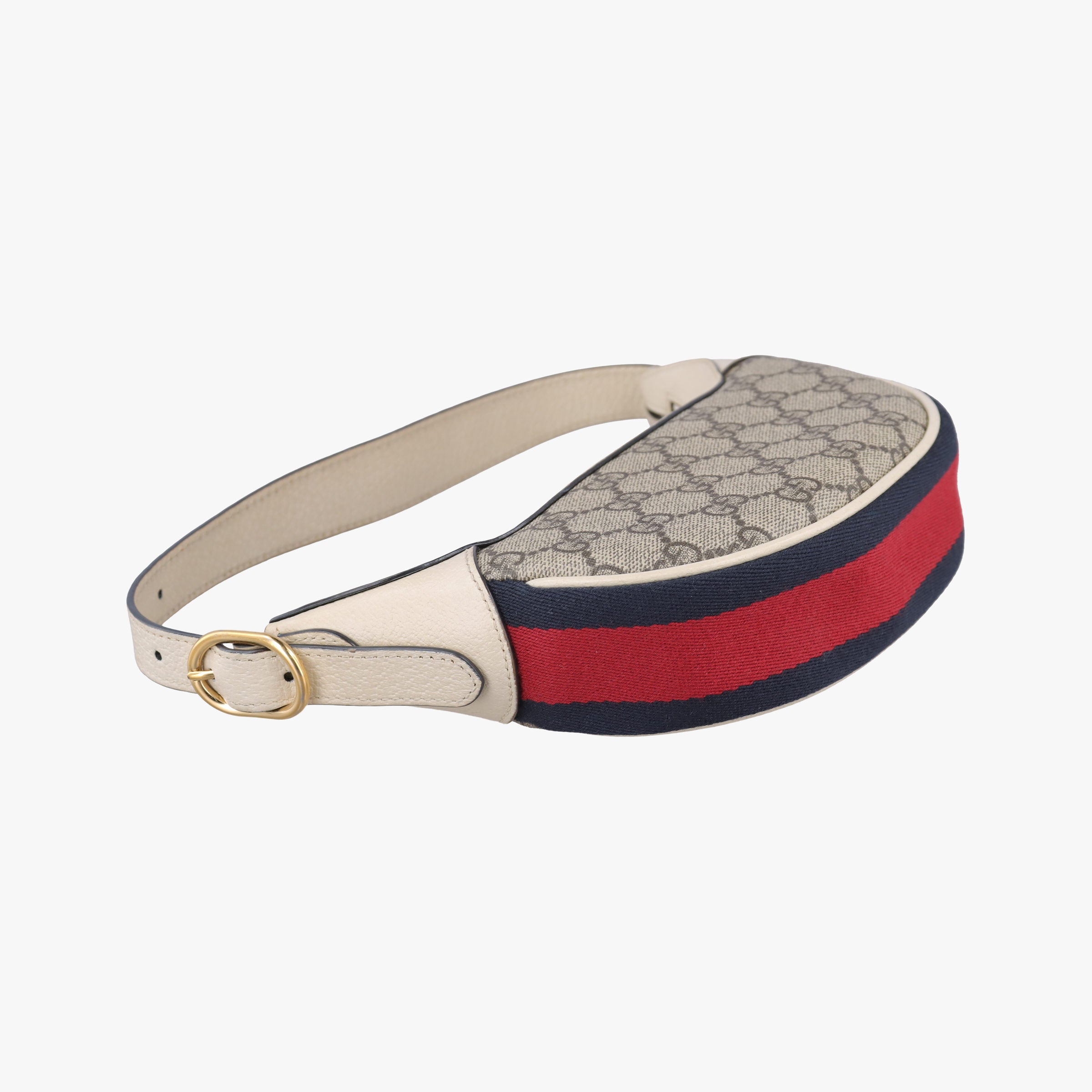 Pre-owned Gucci Ophidia Beige × White PVC coated canvas×Leather 658551 handbag | stylenewstar