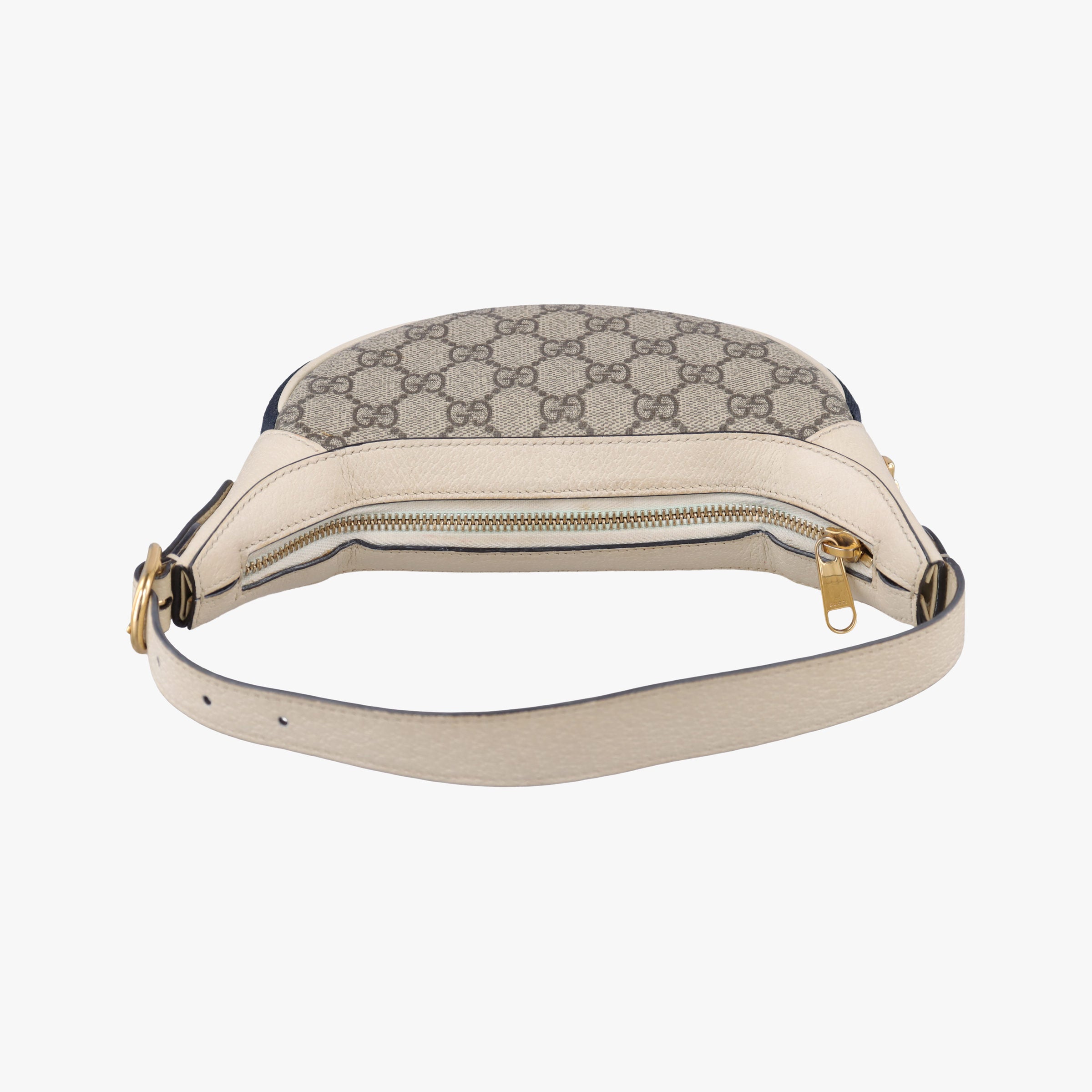 Pre-owned Gucci Ophidia Beige × White PVC coated canvas×Leather 658551 handbag | stylenewstar