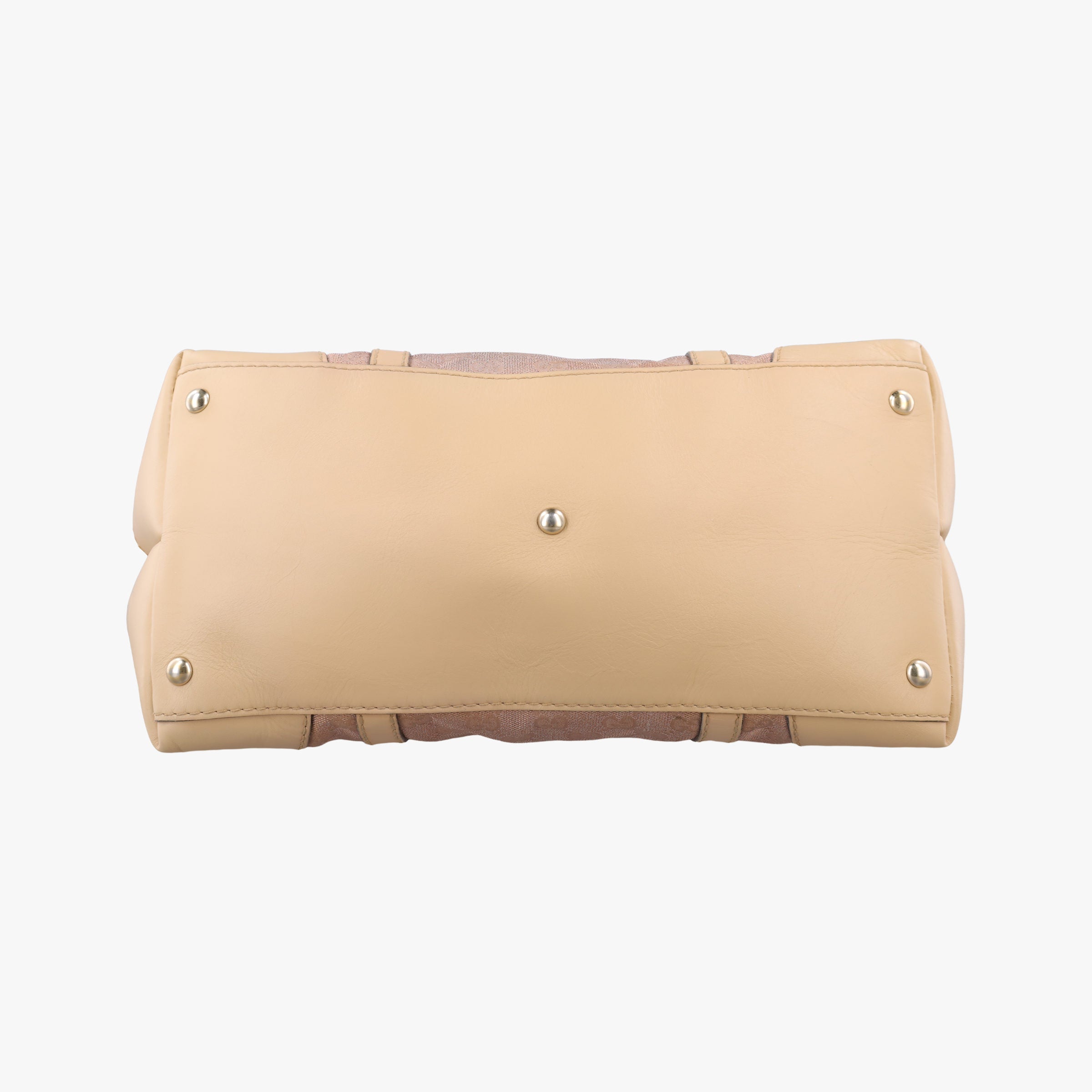 Pre-owned Gucci Lovely Pink Canvas×Leather 257068 shoulderbag | stylenewstar