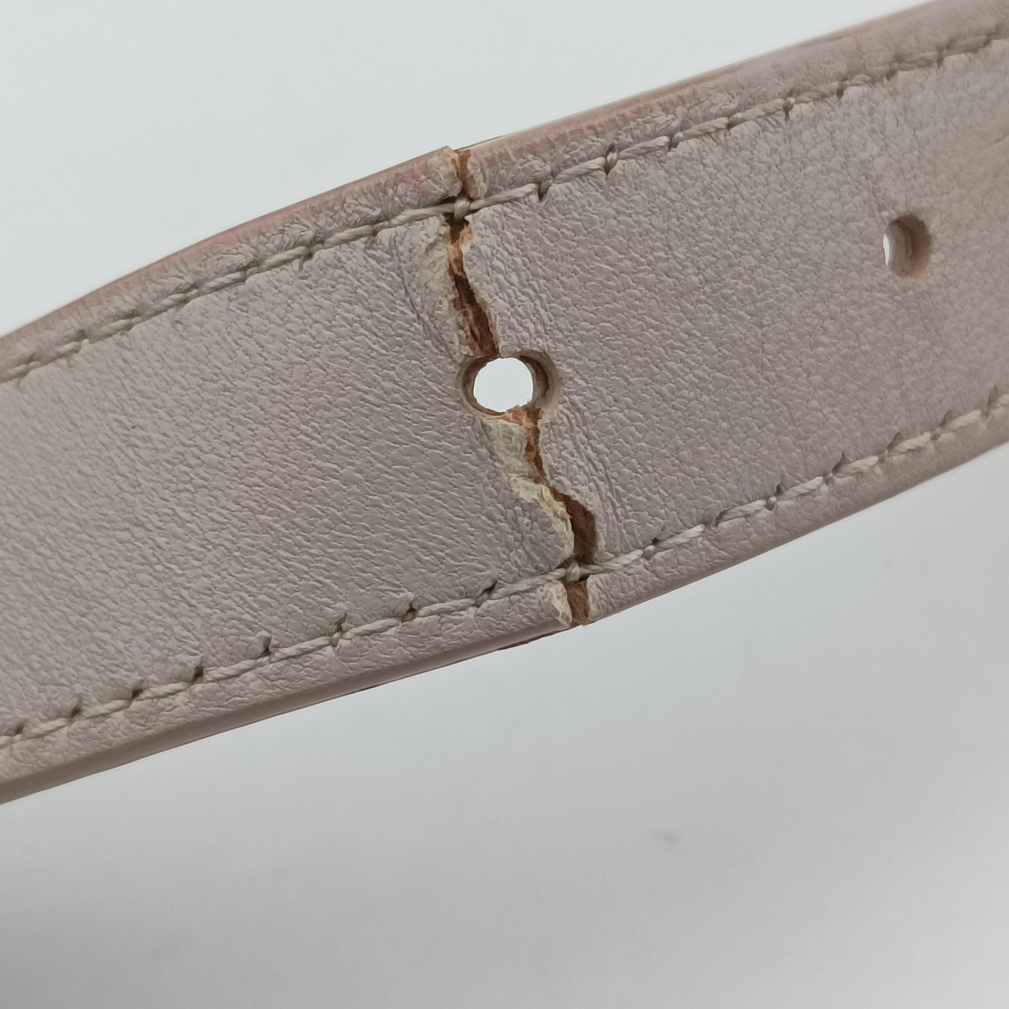 Secondhand Christian Dior granville Gray × Pink lambskin  shoulderbag | stylenewstar