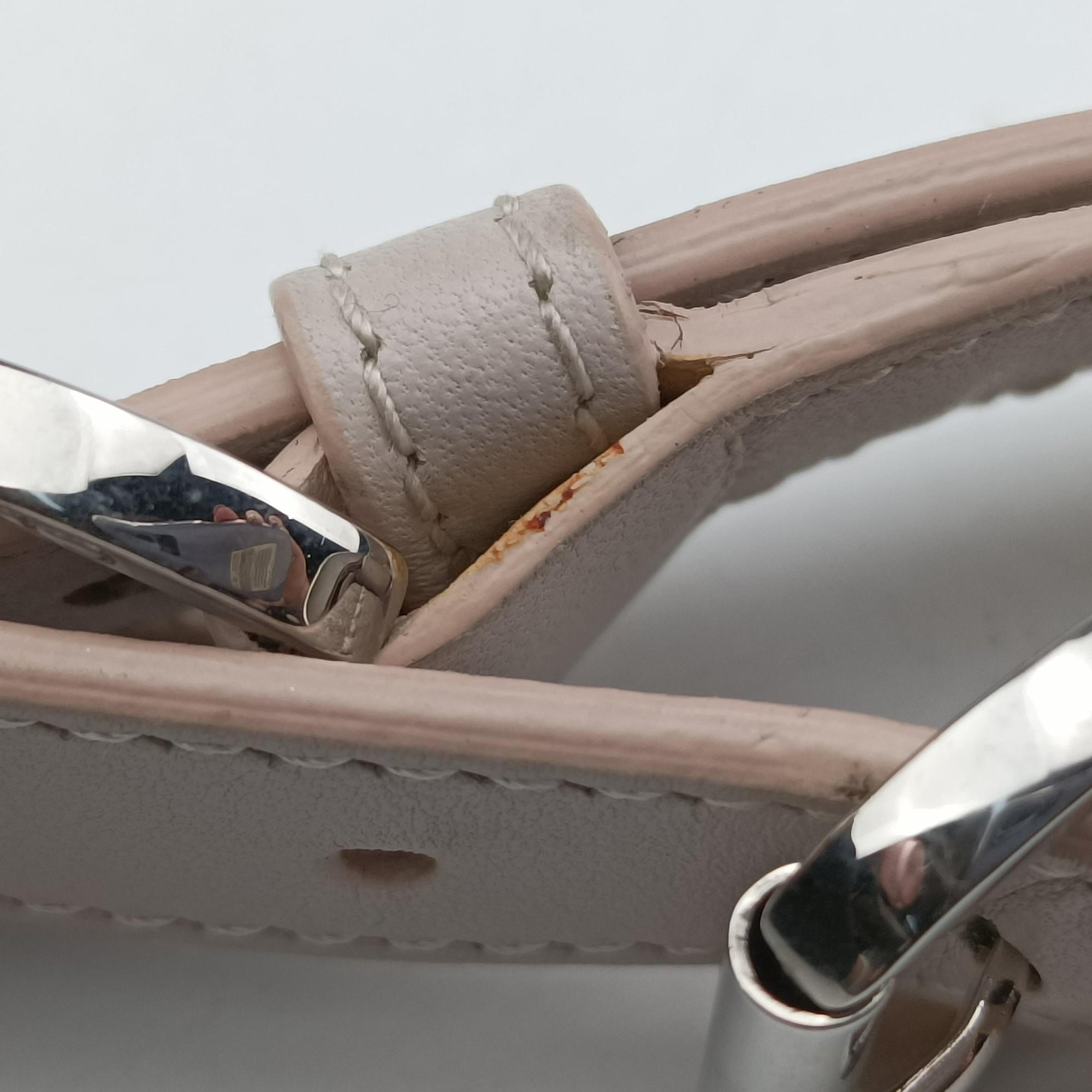 Secondhand Christian Dior granville Gray × Pink lambskin  shoulderbag | stylenewstar