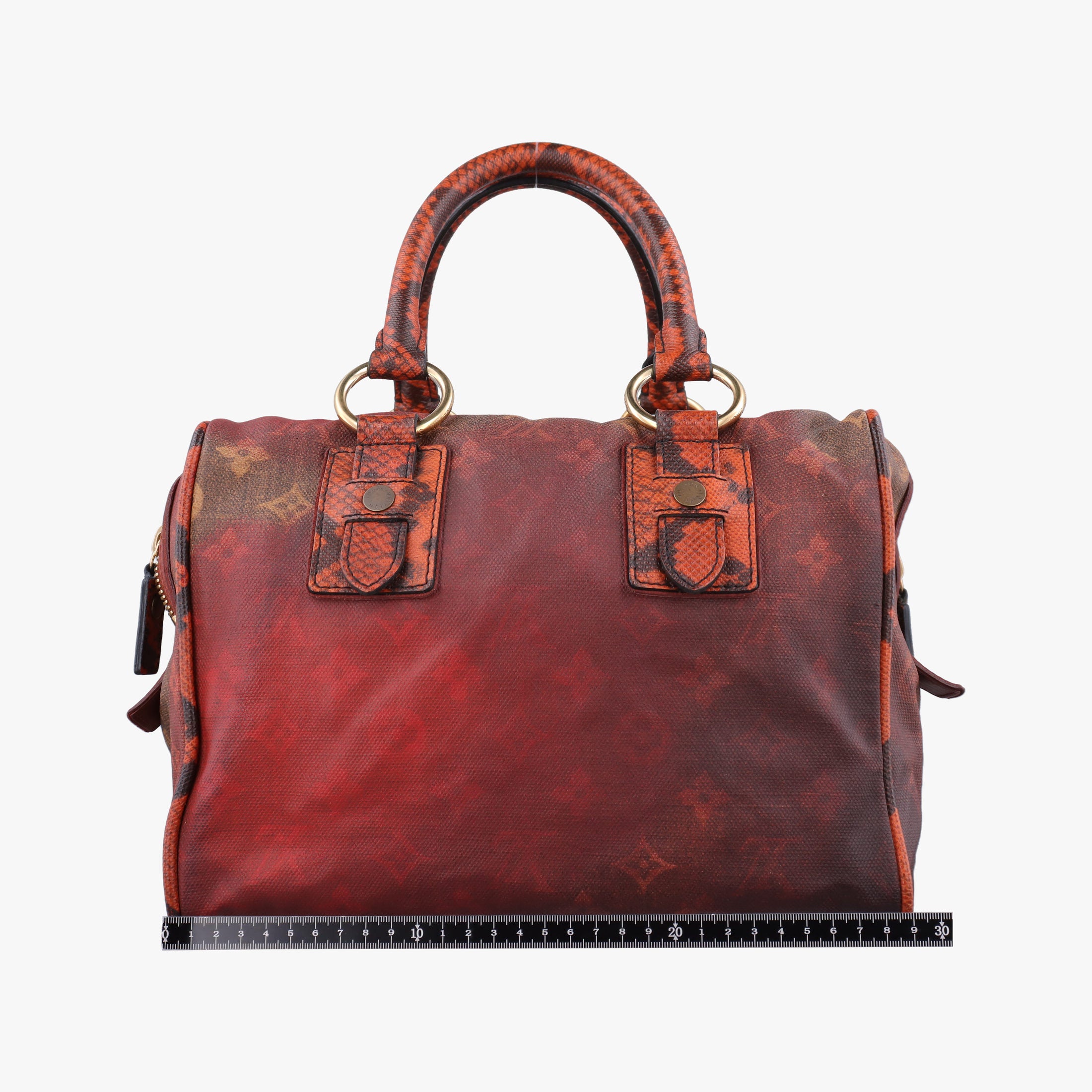 Pre-owned Louis Vuitton Man Crazy rouge×multicolor Monogram Jokes M95737 handbag | stylenewstar