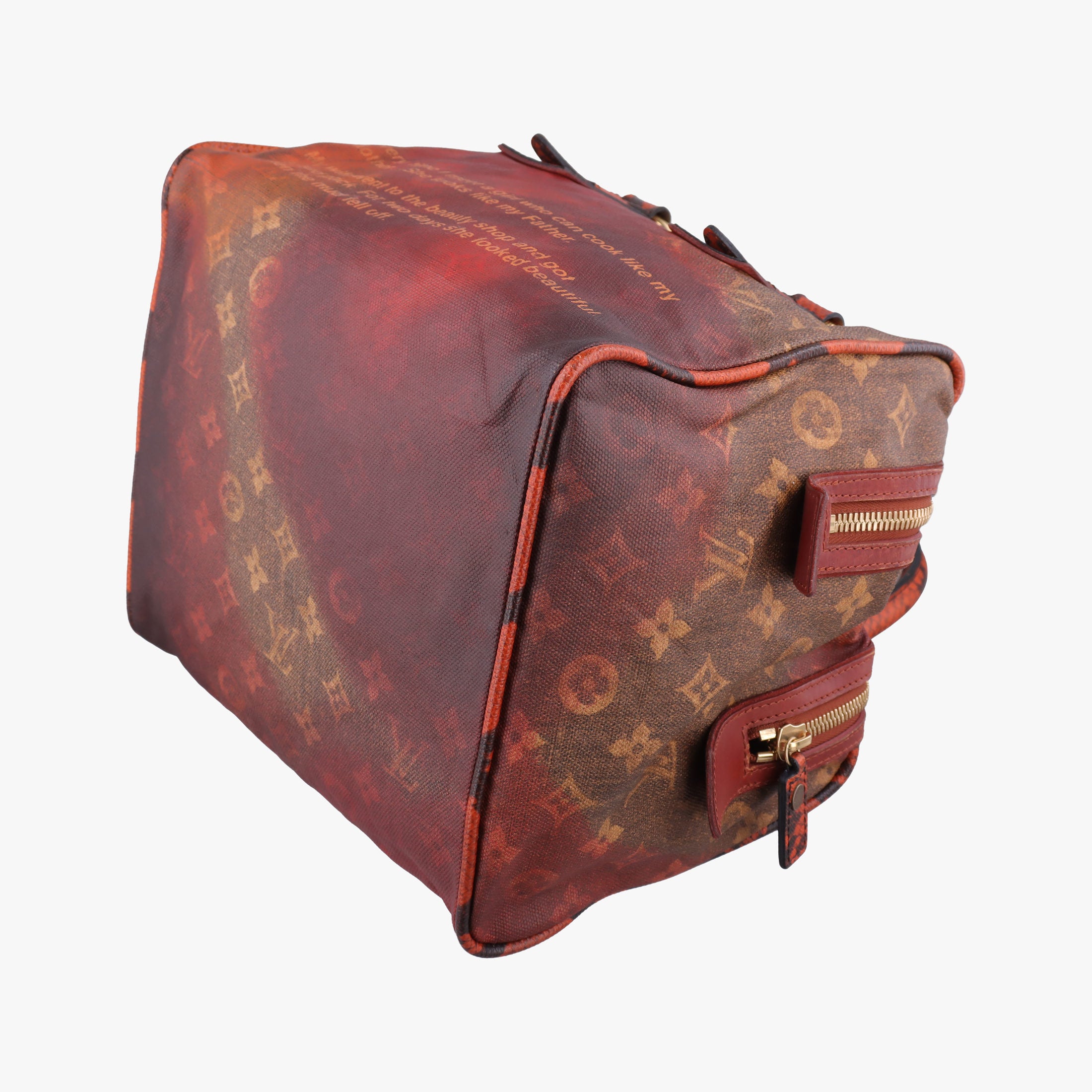 Pre-owned Louis Vuitton Man Crazy rouge×multicolor Monogram Jokes M95737 handbag | stylenewstar
