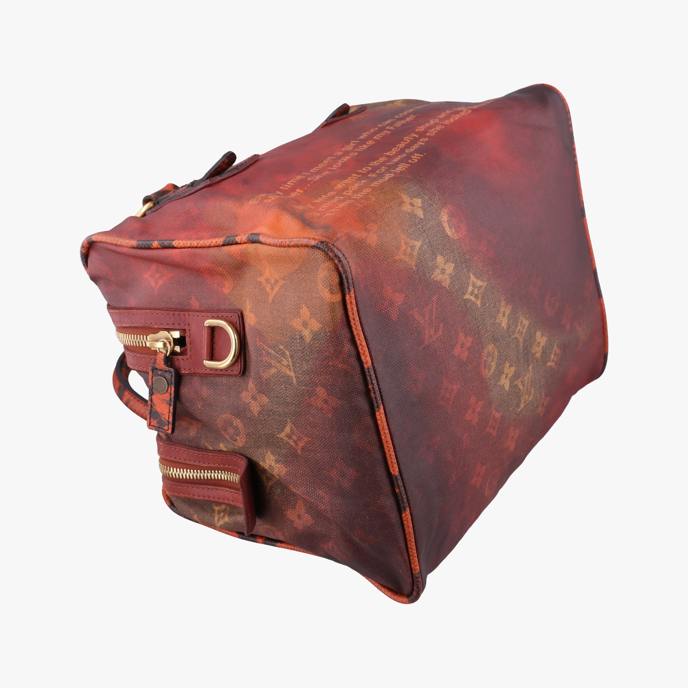 Pre-owned Louis Vuitton Man Crazy rouge×multicolor Monogram Jokes M95737 handbag | stylenewstar