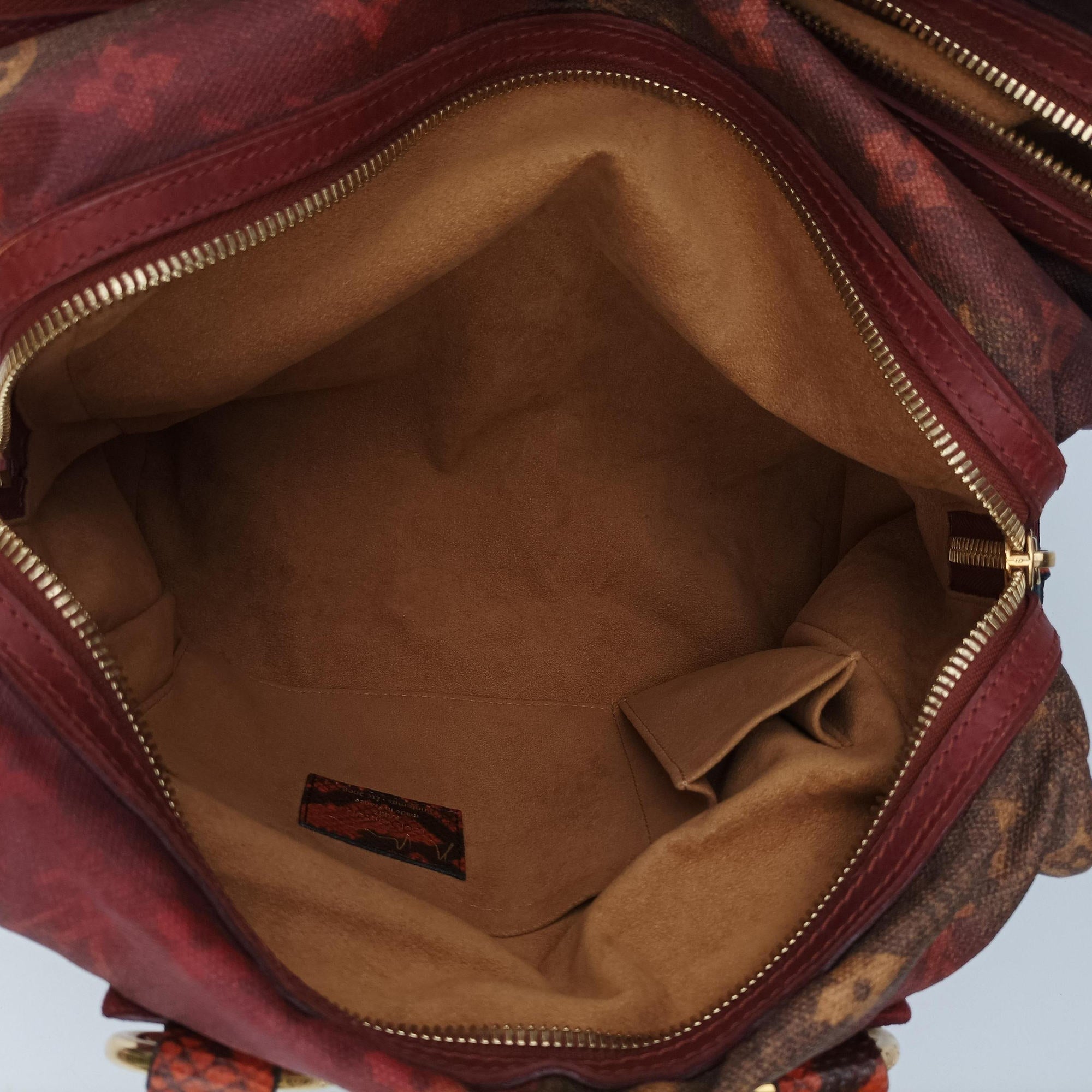 Pre-owned Louis Vuitton Man Crazy rouge×multicolor Monogram Jokes M95737 handbag | stylenewstar