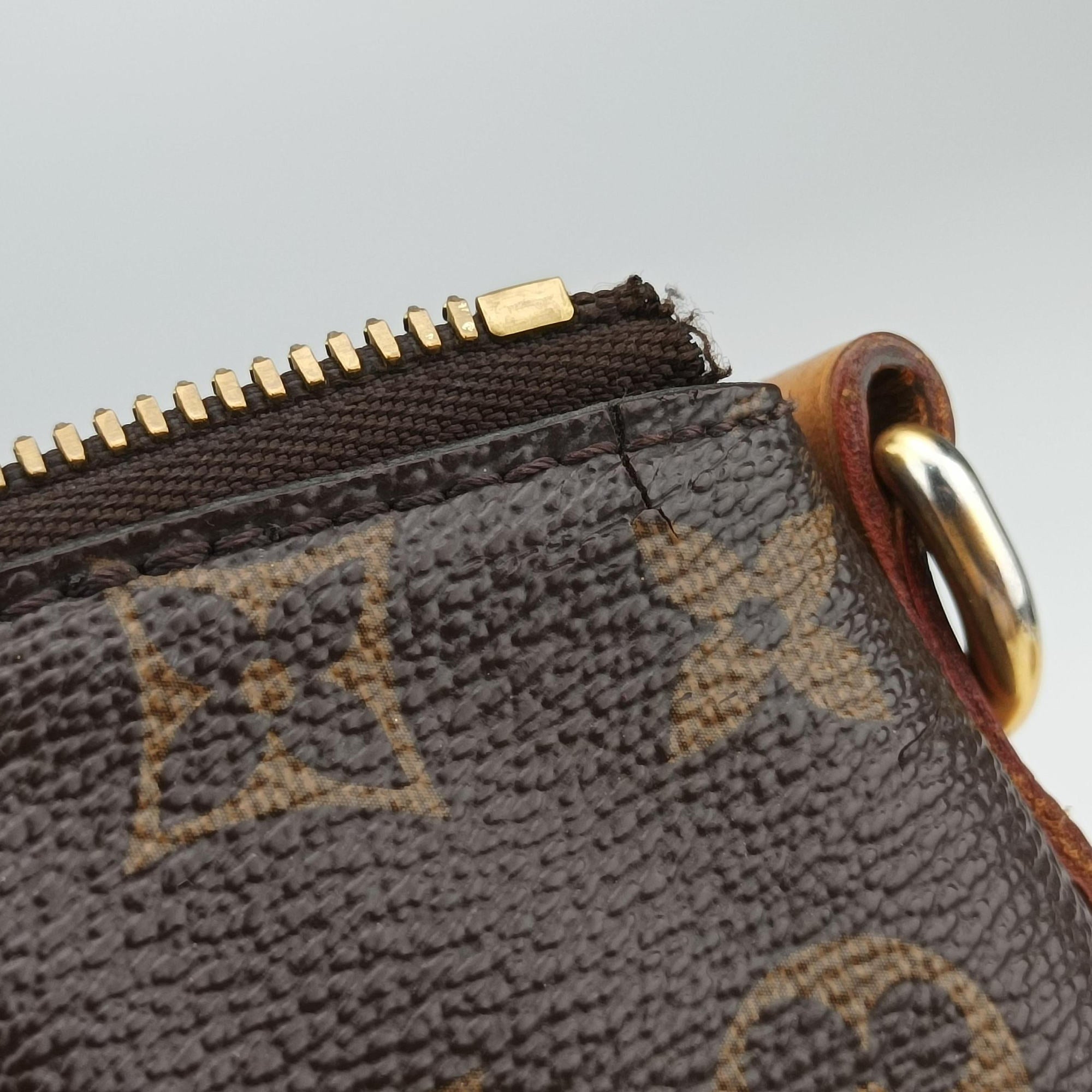 Pre-owned Louis Vuitton Turen PM brown Monogram Canvas M48813 shoulderbag | stylenewstar