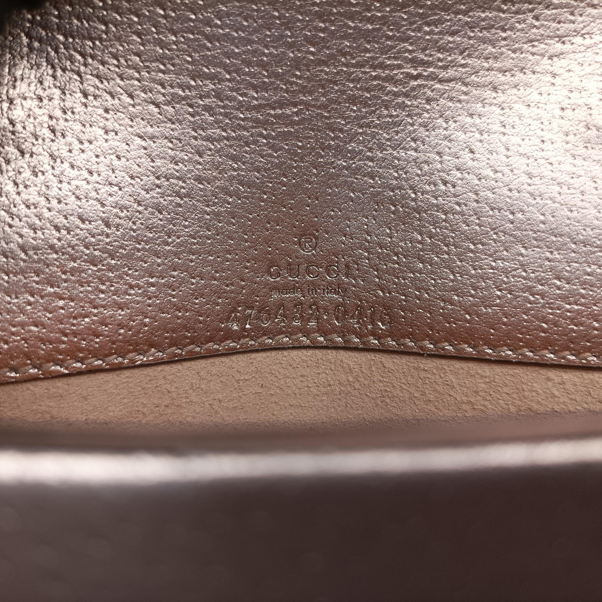 Pre-owned Gucci Dionysus Rose Gold Leather 476432 shoulderbag | stylenewstar
