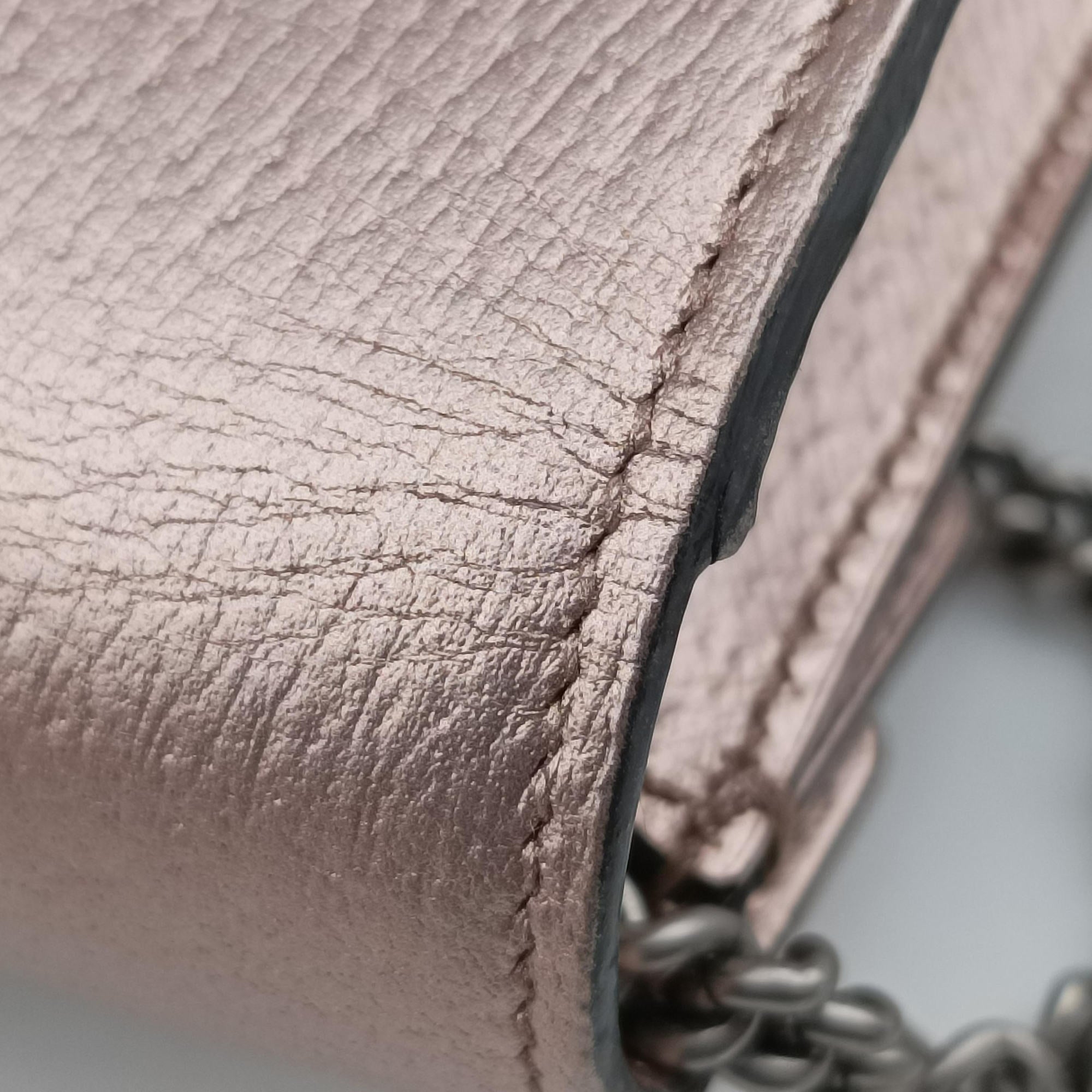 Pre-owned Gucci Dionysus Rose Gold Leather 476432 shoulderbag | stylenewstar