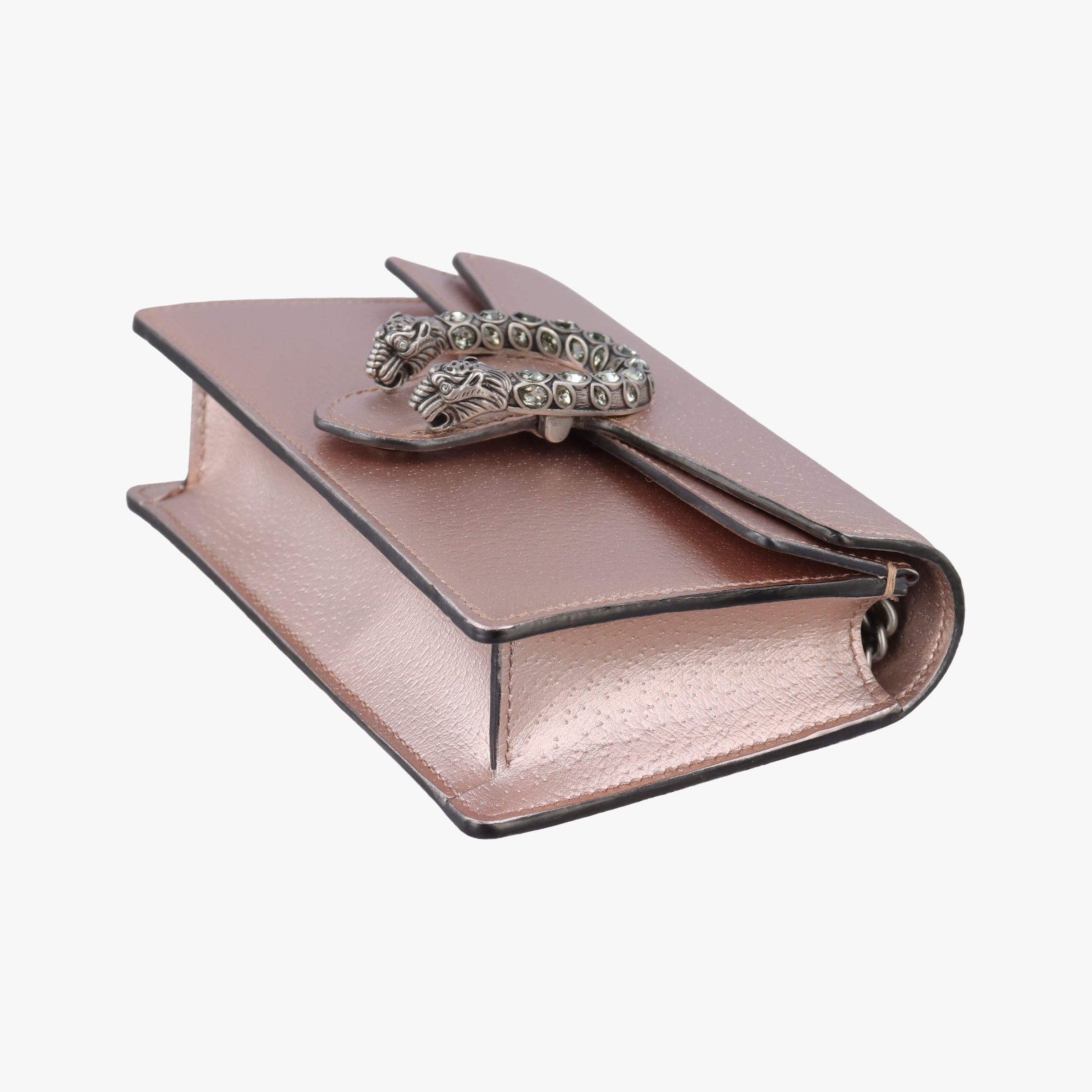 Pre-owned Gucci Dionysus Rose Gold Leather 476432 shoulderbag | stylenewstar