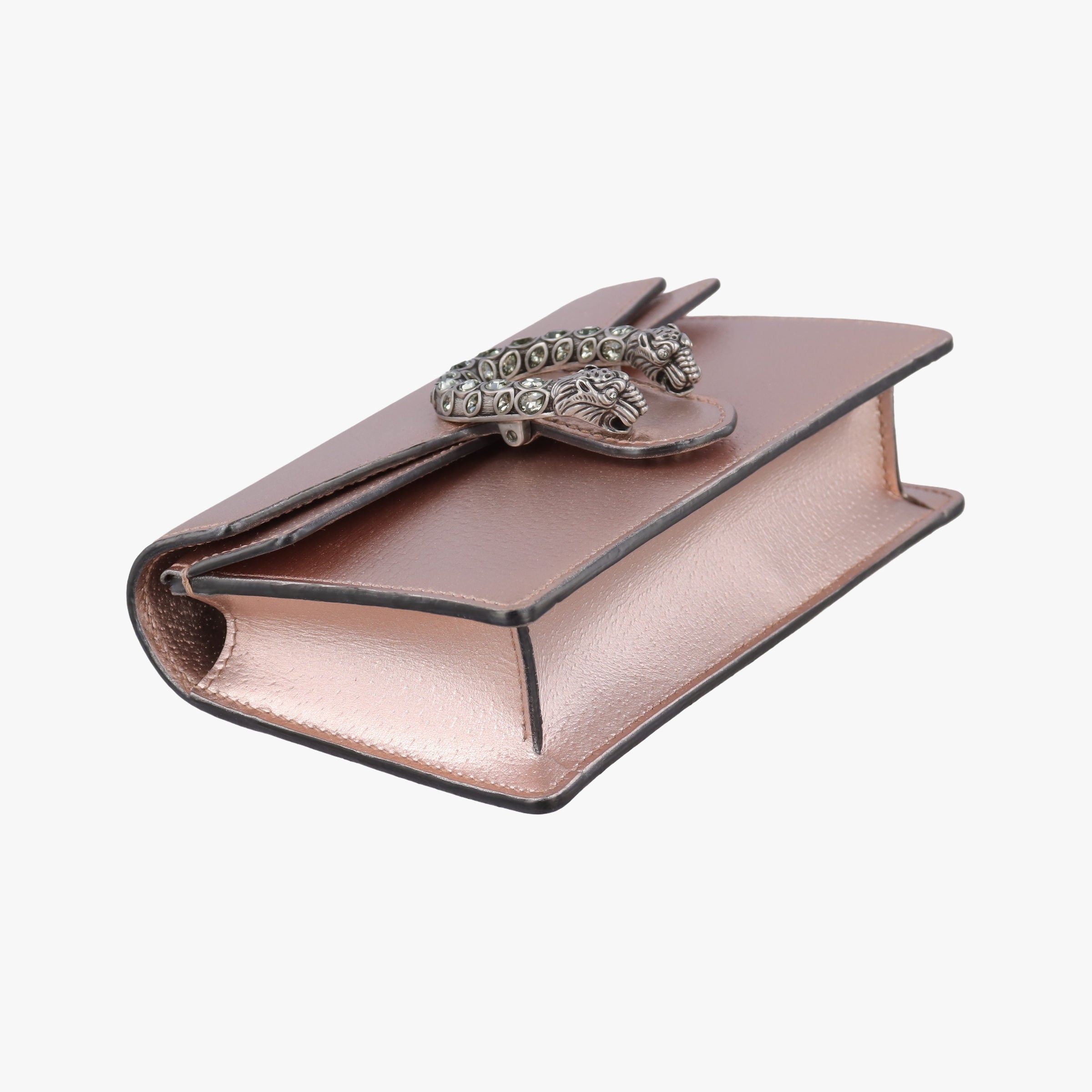 Pre-owned Gucci Dionysus Rose Gold Leather 476432 shoulderbag | stylenewstar