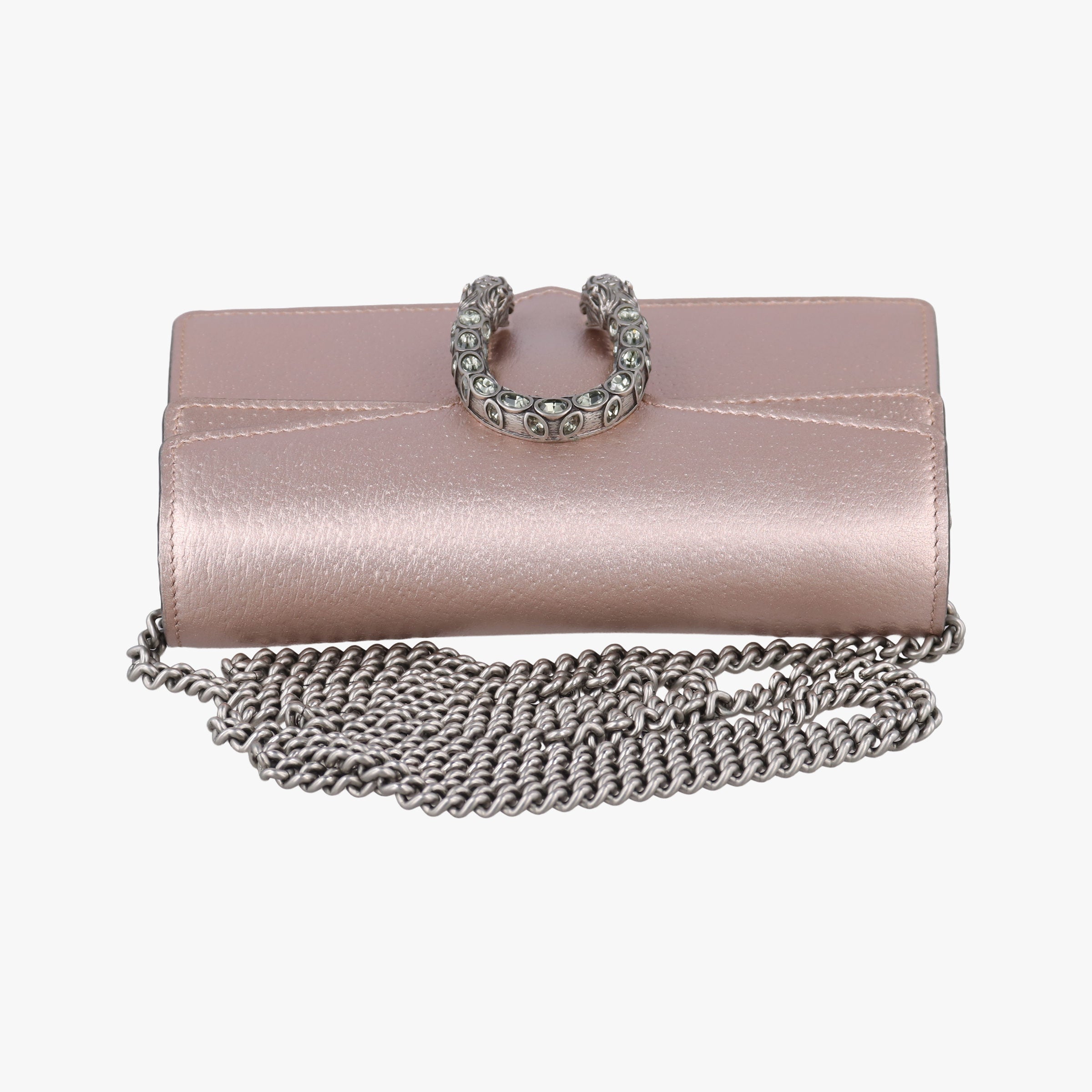 Pre-owned Gucci Dionysus Rose Gold Leather 476432 shoulderbag | stylenewstar