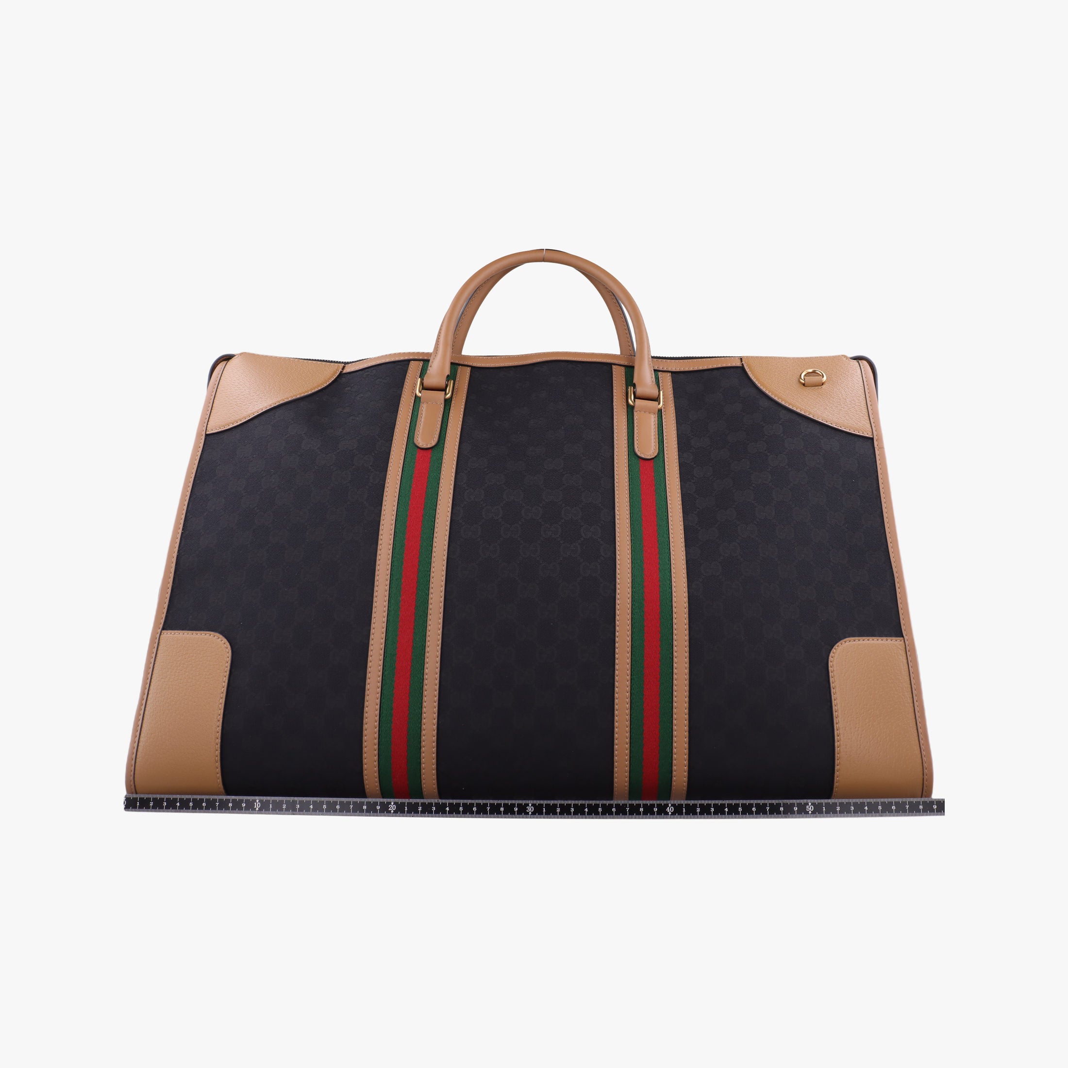 Secondhand Gucci Ophidia Black × Brown × Multicolor Leather×Canvas 715774 shoulderbag | stylenewstar